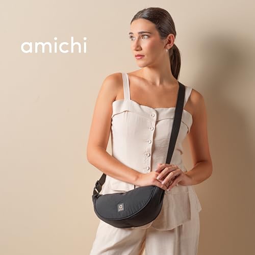 Detalle 2 de AMICHI Bolso bandolera nylon impermeable para mujer