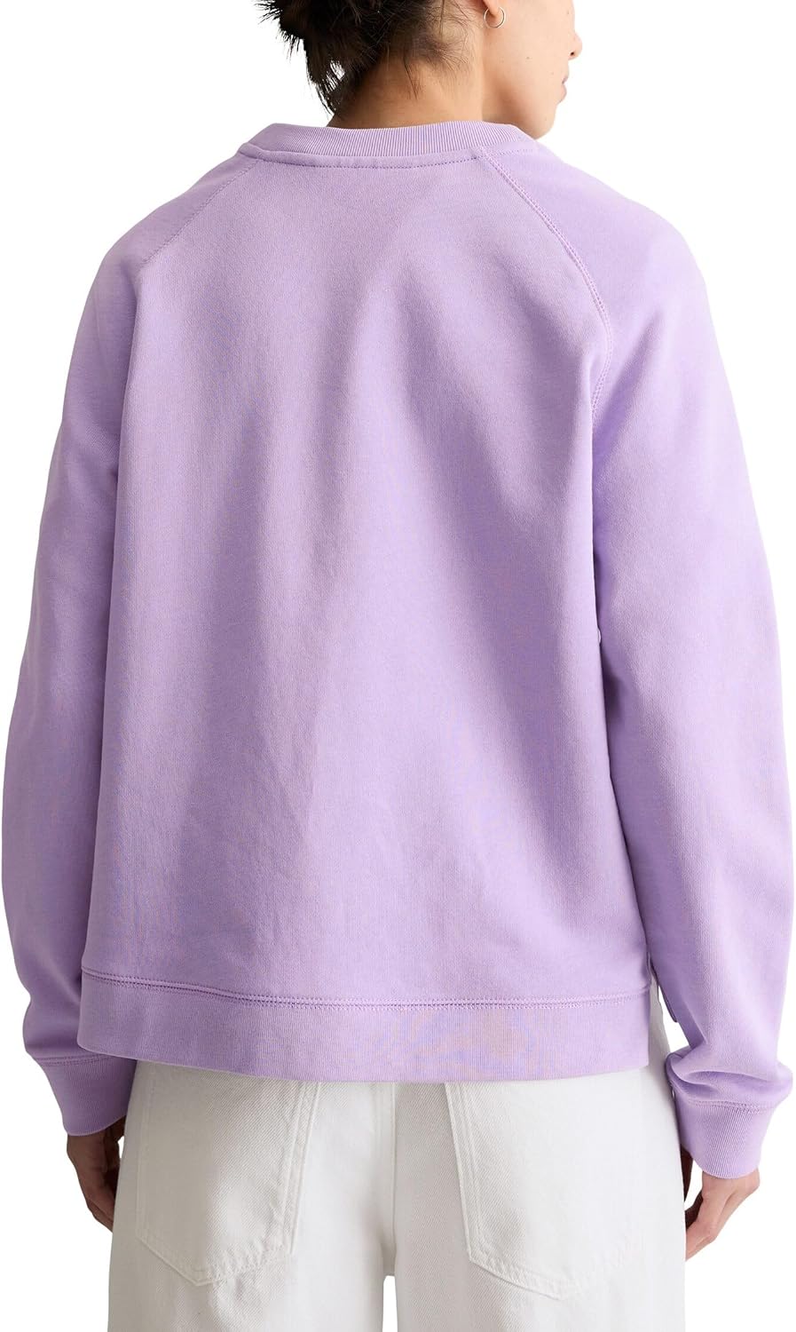 Detalle de Marc O’Polo Denim Damen Sweatshirt aus Bio-Baumwolle mit Raglanärmeln