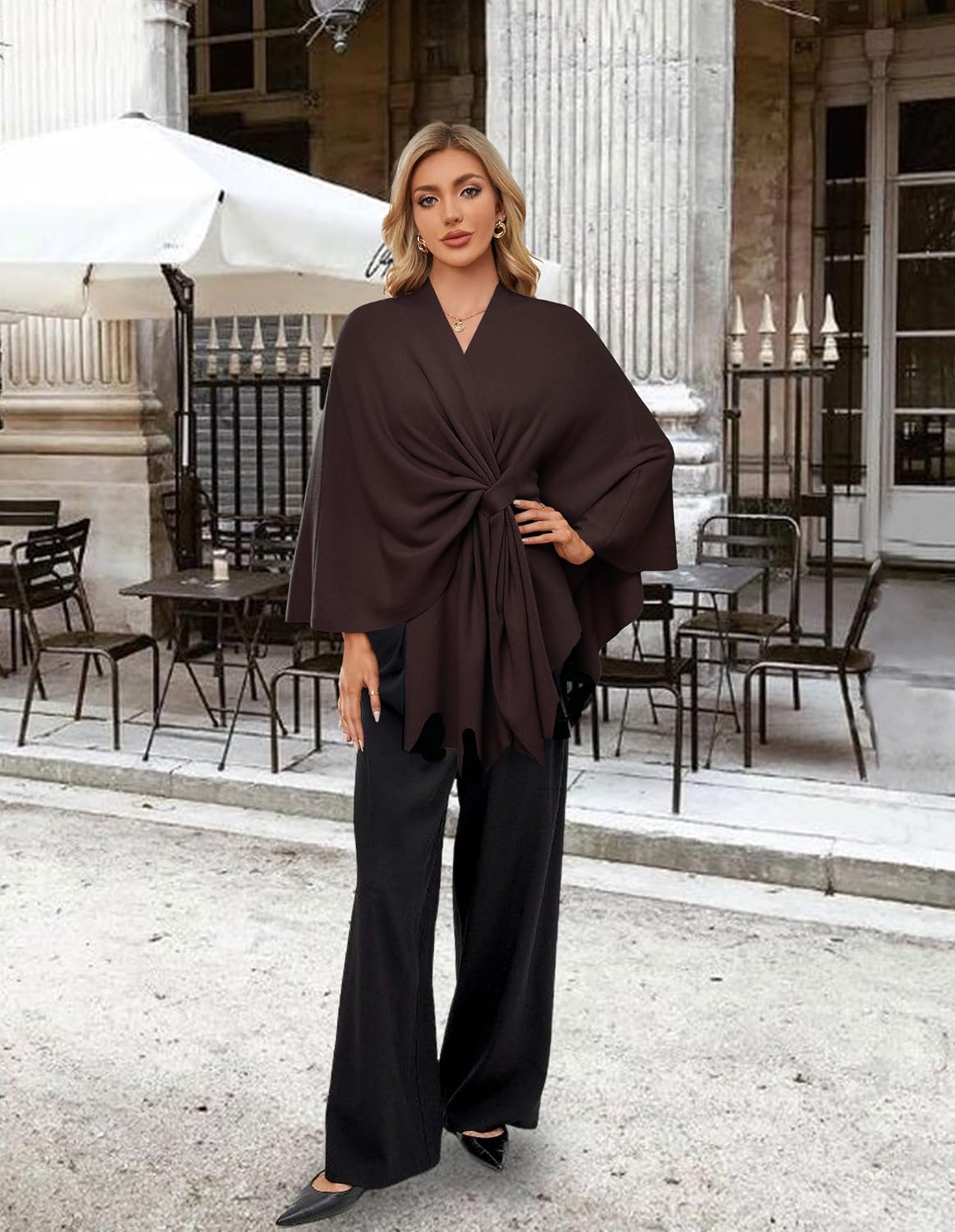 Detalle de PULI Shawl Wrap One Size 🧣