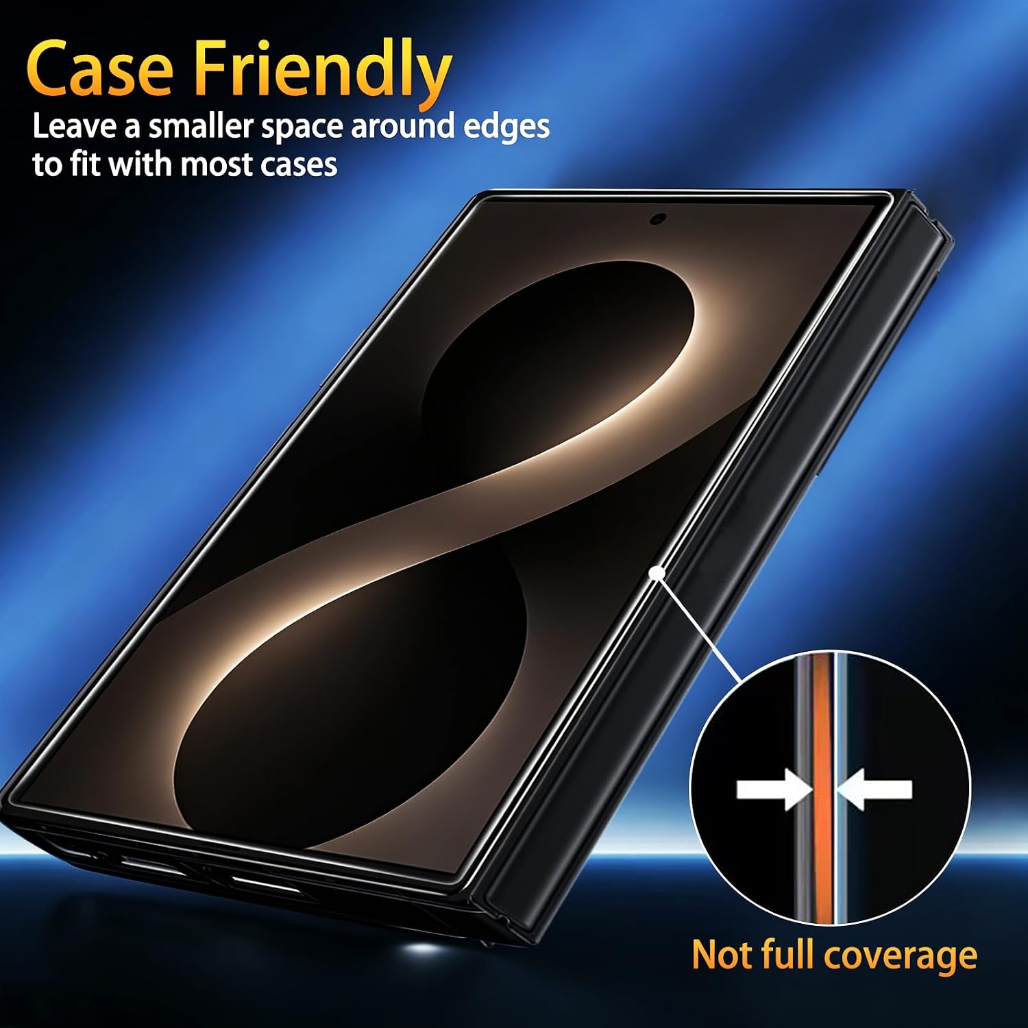 Thumbnail 6 de SiHPuoy 3-Pack Tempered Glass Screen Protector for Samsung Galaxy Z Fold 8