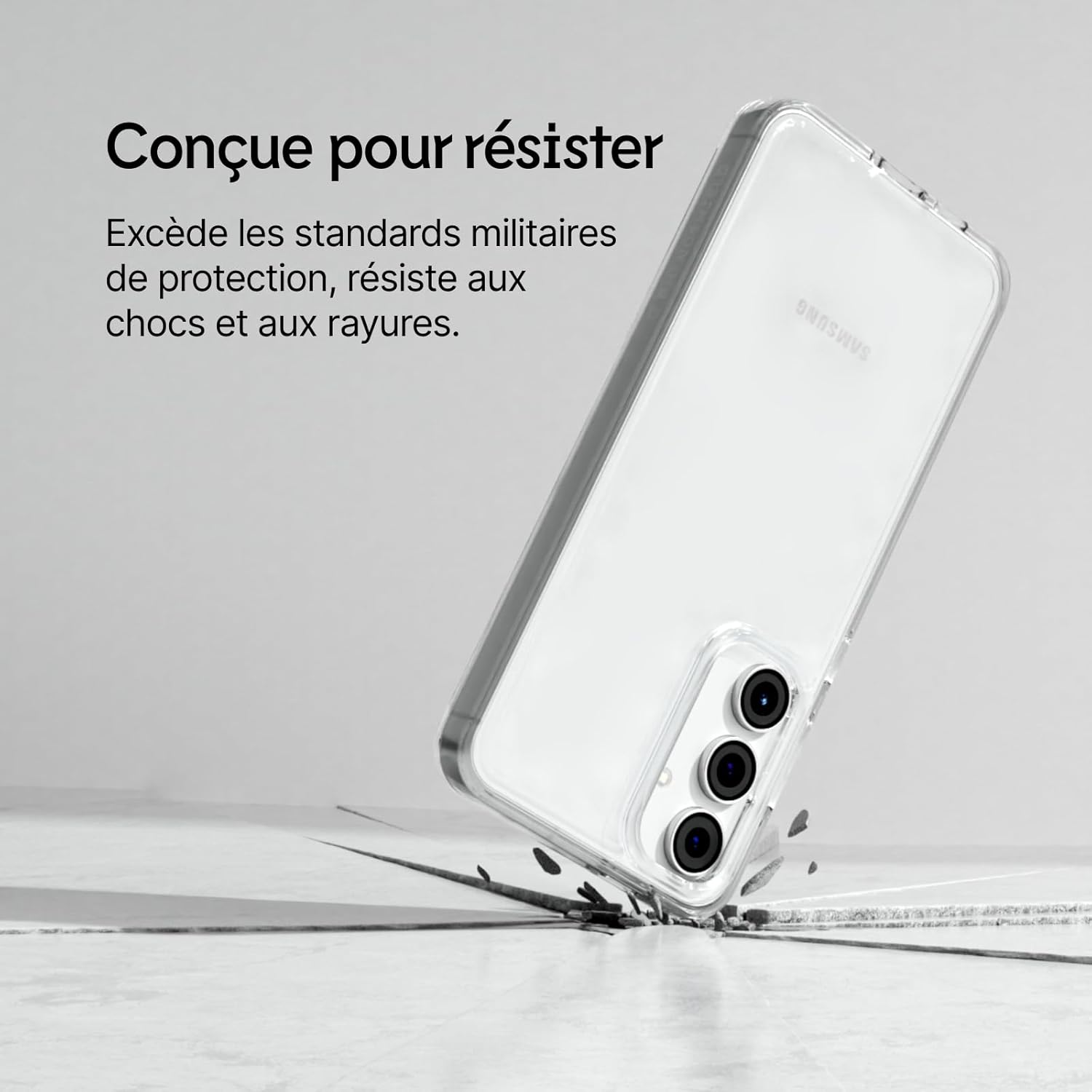 Thumbnail 2 de Coque RhinoShield Clear pour Galaxy S24 FE — transparence maximale et protection fiable