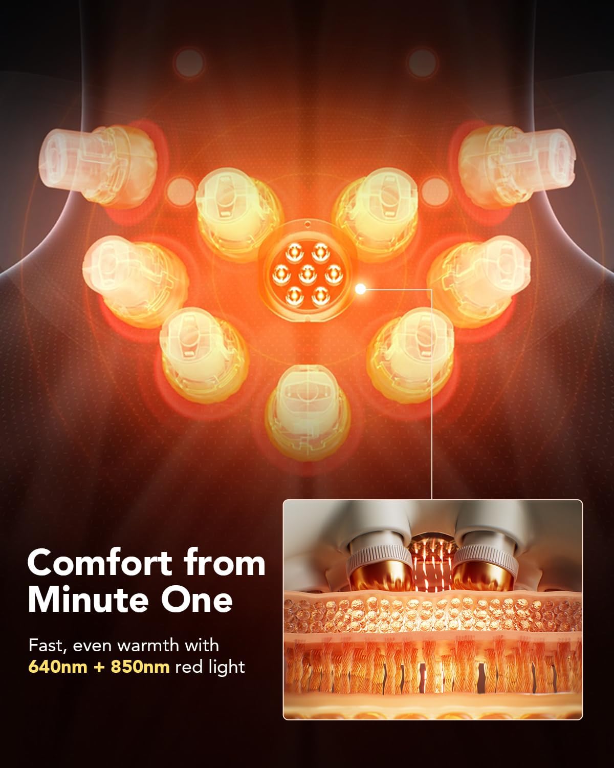 Thumbnail 2 de SKG G7 Pro Fold 3.0 Neck Massager: Deep Tissue Vibration, Foldable Cordless Comfort