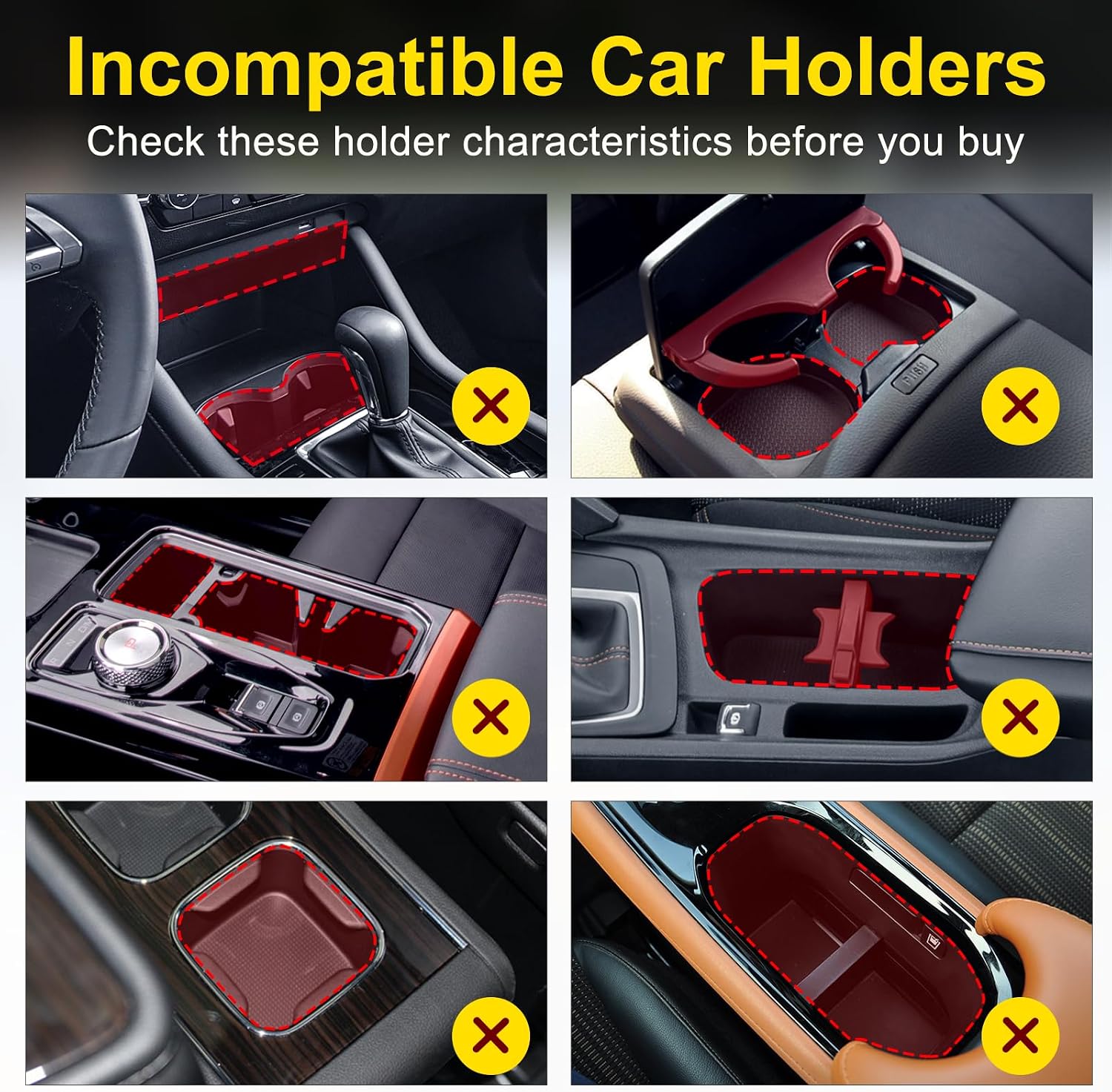 Detalle 2 de Cup Holder Expander Auto-Fit 2.6"–4.8"
