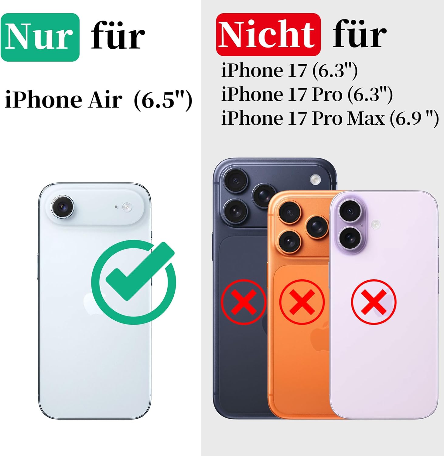 Detalle de Cozycase TOP Militärschutz für iPhone Air – wasserdichte 360° Panzerhülle mit Display‑ und Kameraschutz