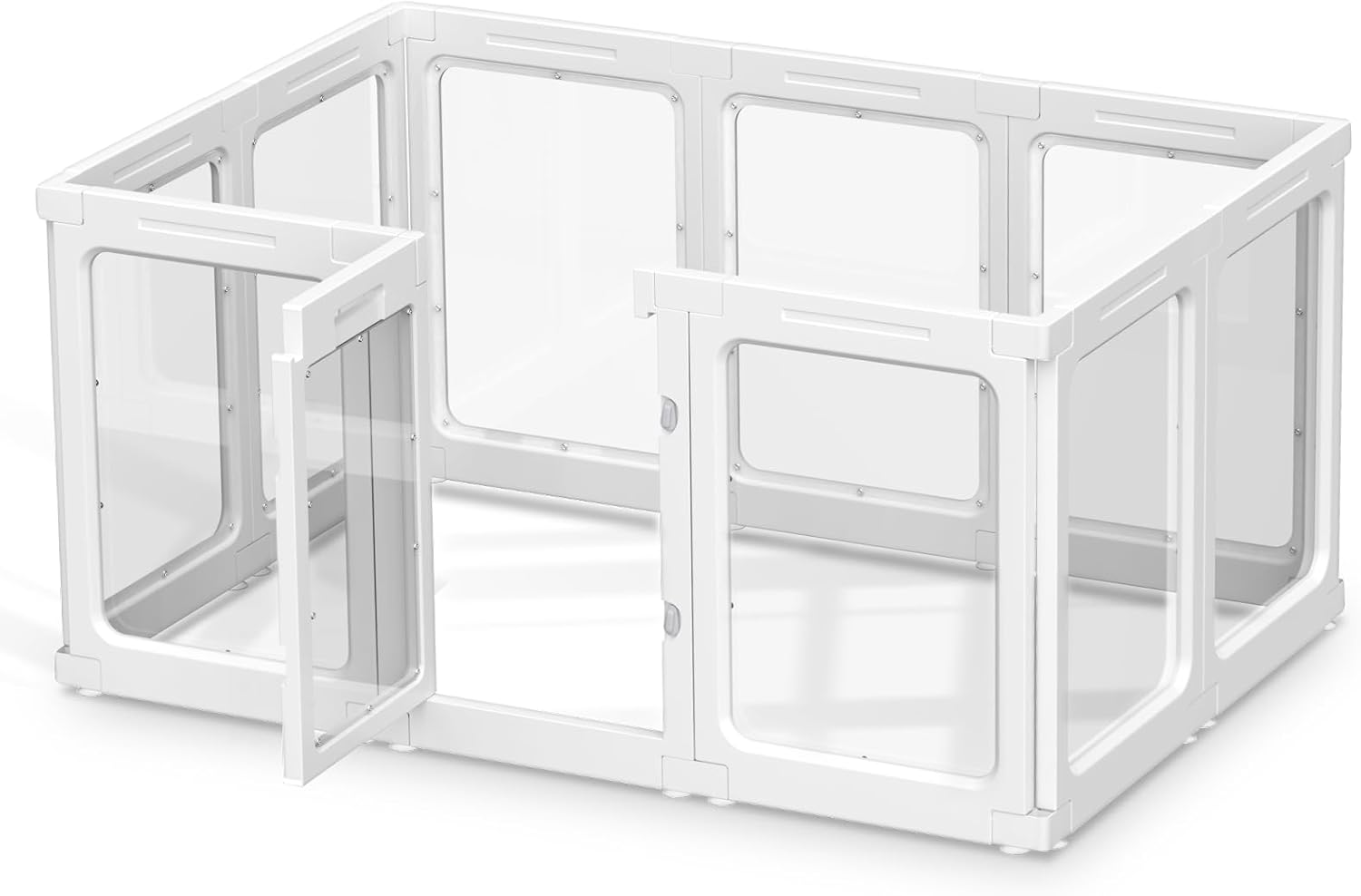 Thumbnail 6 de Acrylic Dog Playpen (60cm high) – Transparent Pet Pen with Door, 10 Panels
