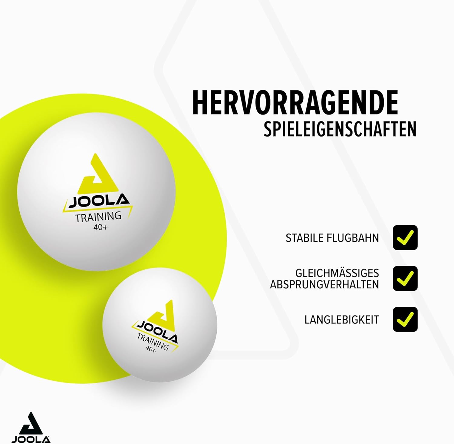 Thumbnail 3 de JOOLA Training SH 40 Ball 120er Karton – Trainingsbälle für gezieltes Tischtennis-Training
