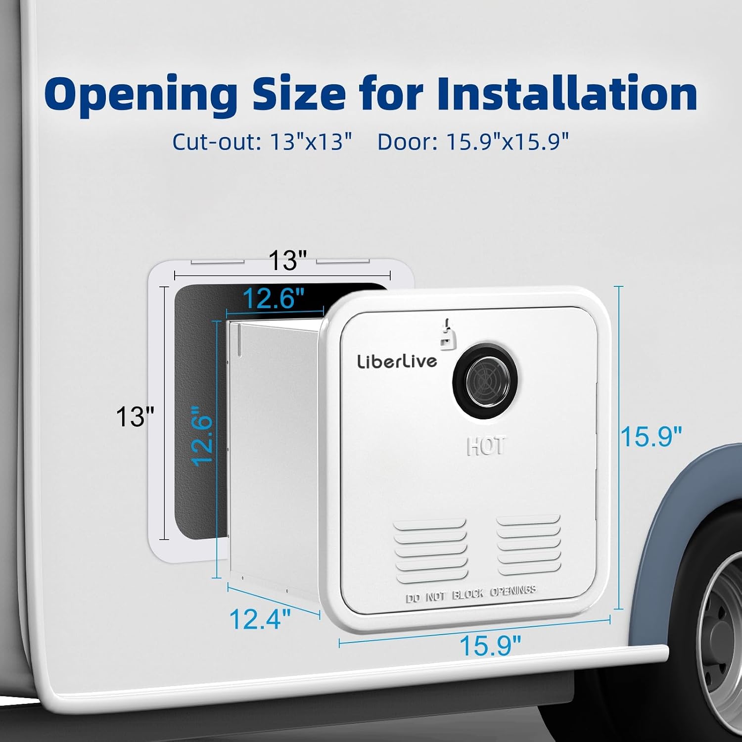 Detalle 2 de RV Tankless Water Heater Propane 55,000 BTU