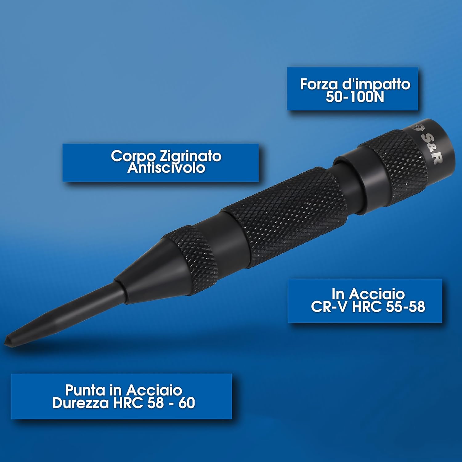 Thumbnail 2 de S&R Punzone Centrale Professionale 130 mm 🔨