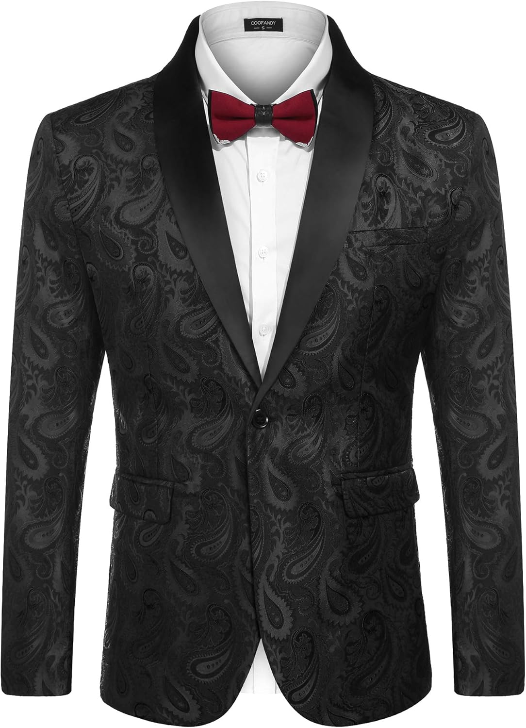 COOFANDY Mens Floral Tuxedo Jacket ⚡