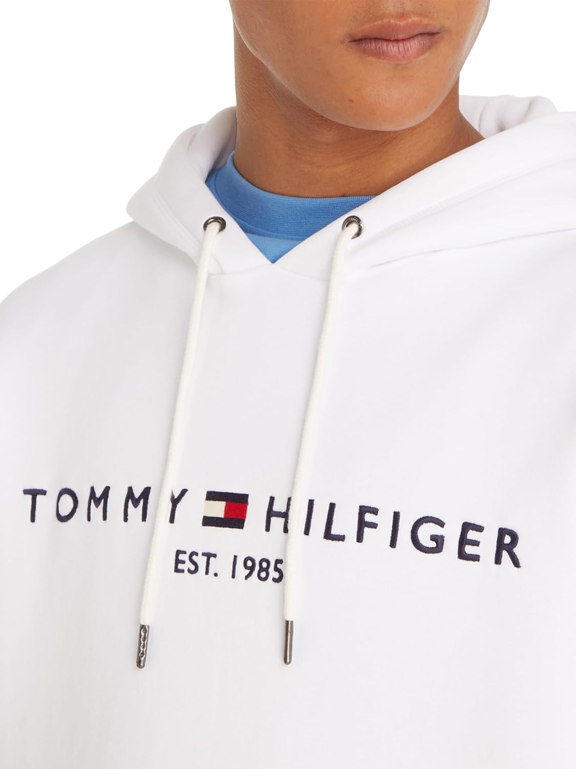 Thumbnail 2 de Tommy Hilfiger Men’s Tommy Logo Hoodie with drawstring hood