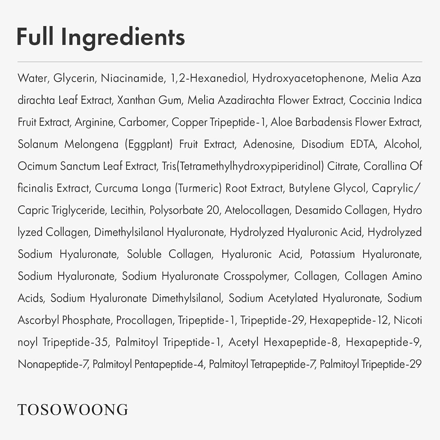 Thumbnail 5 de TOSOWOONG Copper Peptide Face Serum 33 ml ๐ง