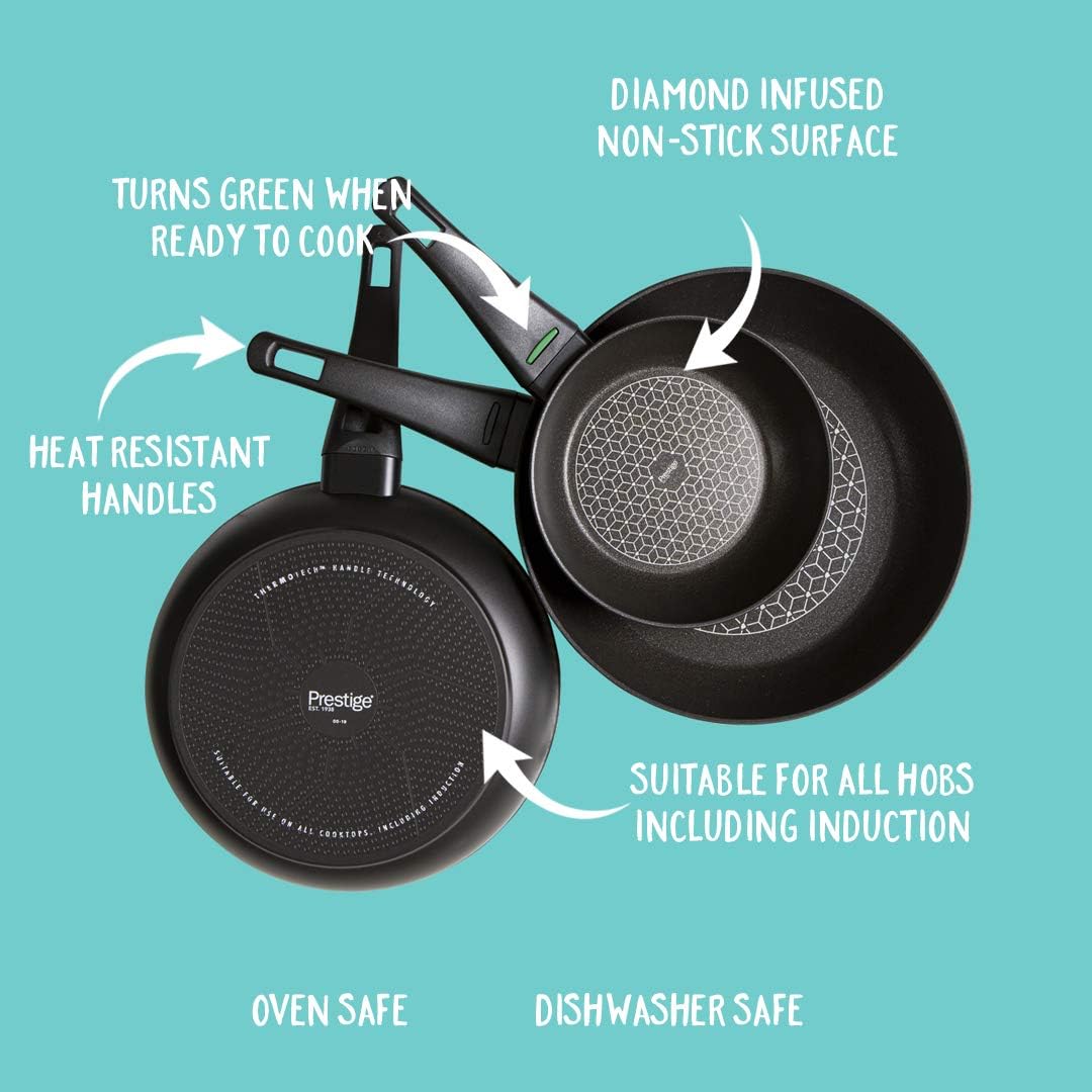 Detalle de Prestige Thermo Smart Saucepan Set, 3pc