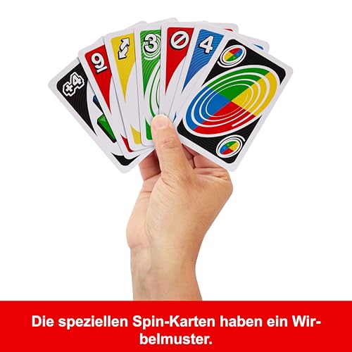 Thumbnail 2 de Mattel Games UNO Spin – Kartenspiel mit Drehscheibe