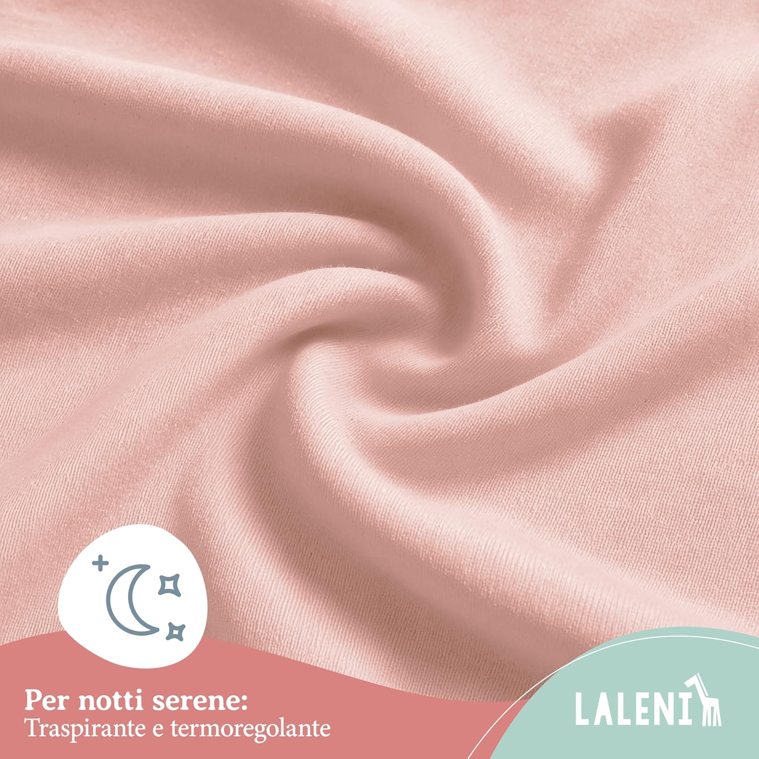 Thumbnail 4 de Laleni Lenzuola Culla Neonato – Lenzuola Lettino con Angoli in Cotone 100x100cm, Rosa
