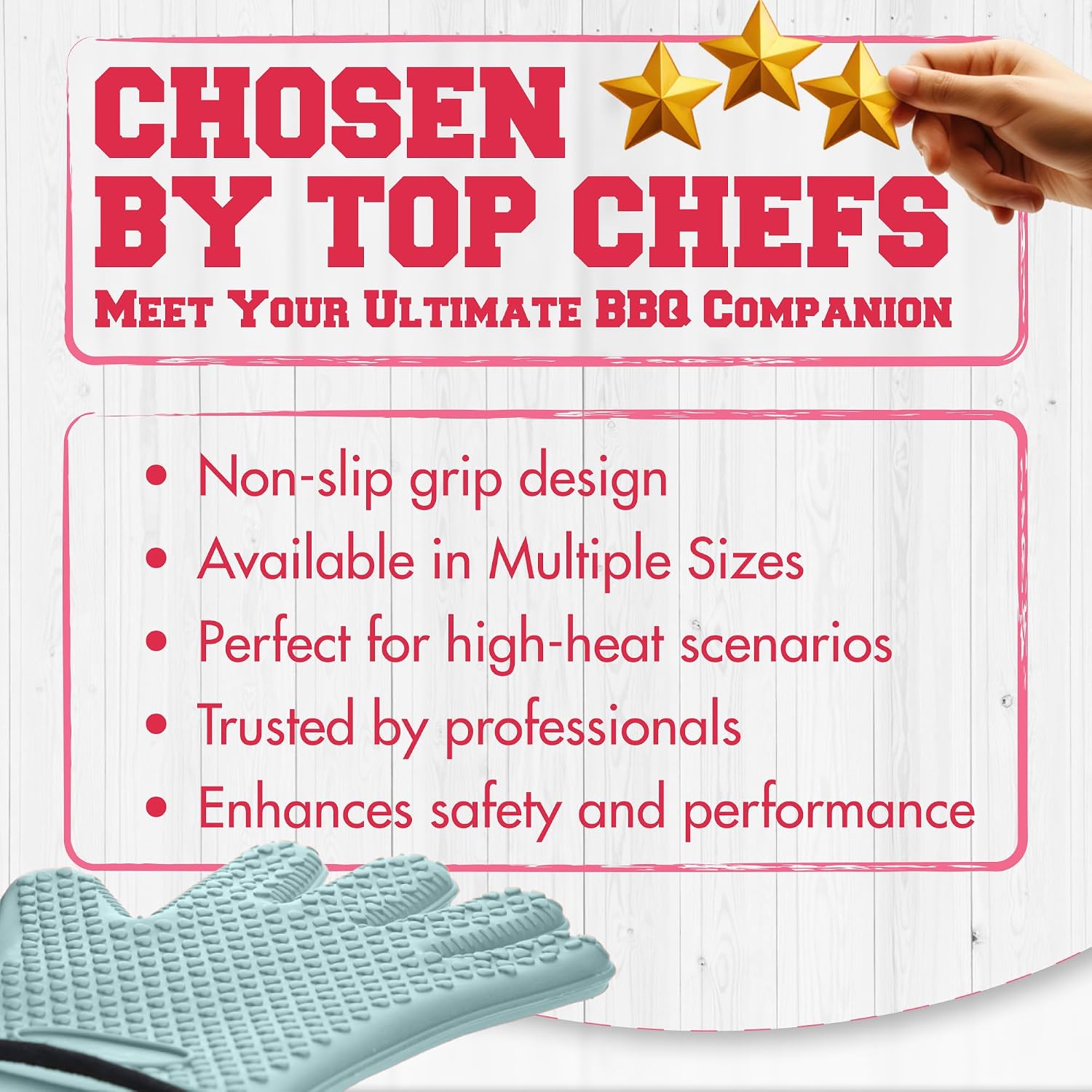 Thumbnail 6 de Kitchen Perfection BBQ Gloves, XL