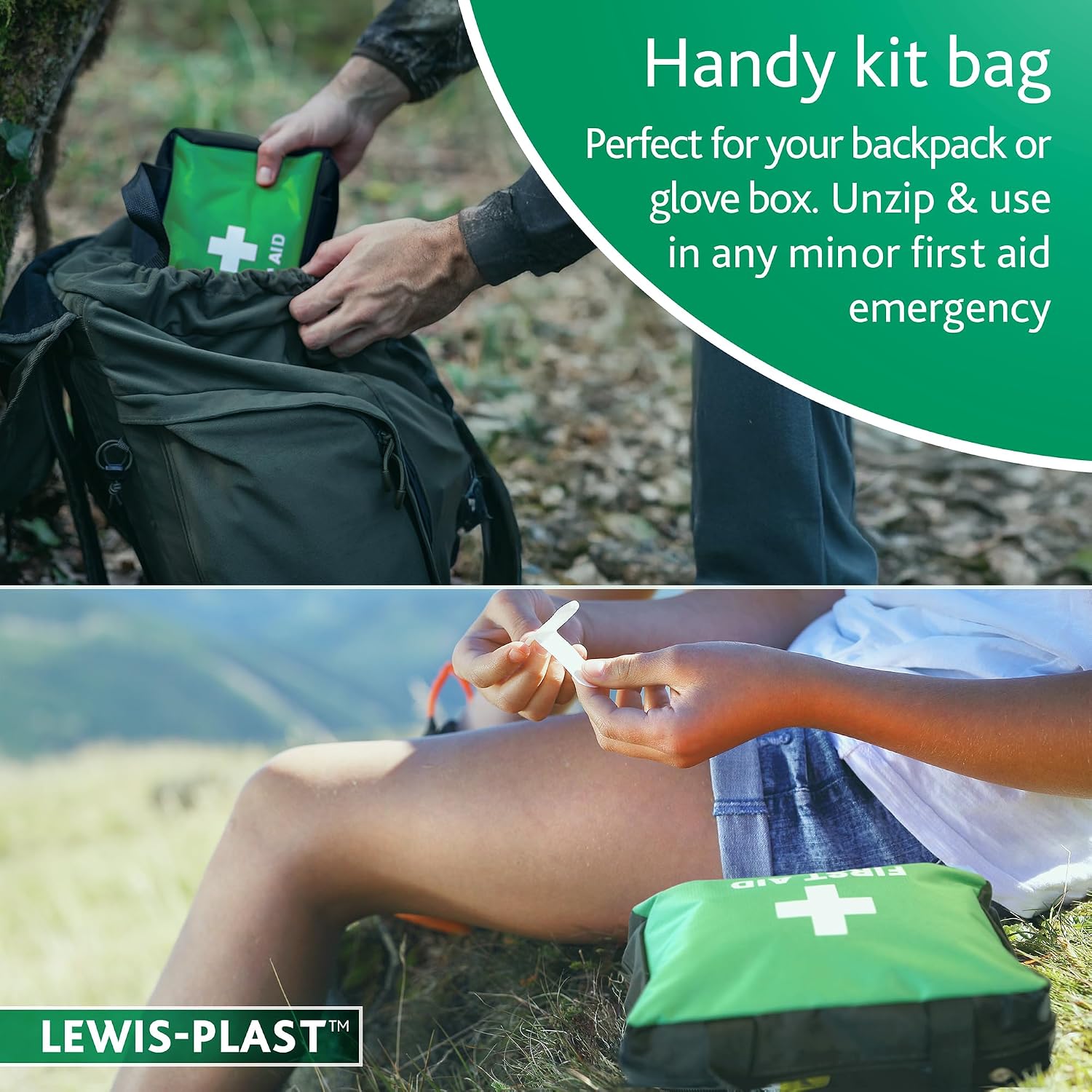 Thumbnail 4 de First Aid Kit Bag 220-Piece Survival Kit (Large) for Travel, Car, Home & Outdoor Use