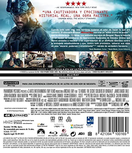 Thumbnail 1 de 13 Horas: Los Soldados Secretos De Bengasi (4K UHD + Blu-ray) – Divisa Films