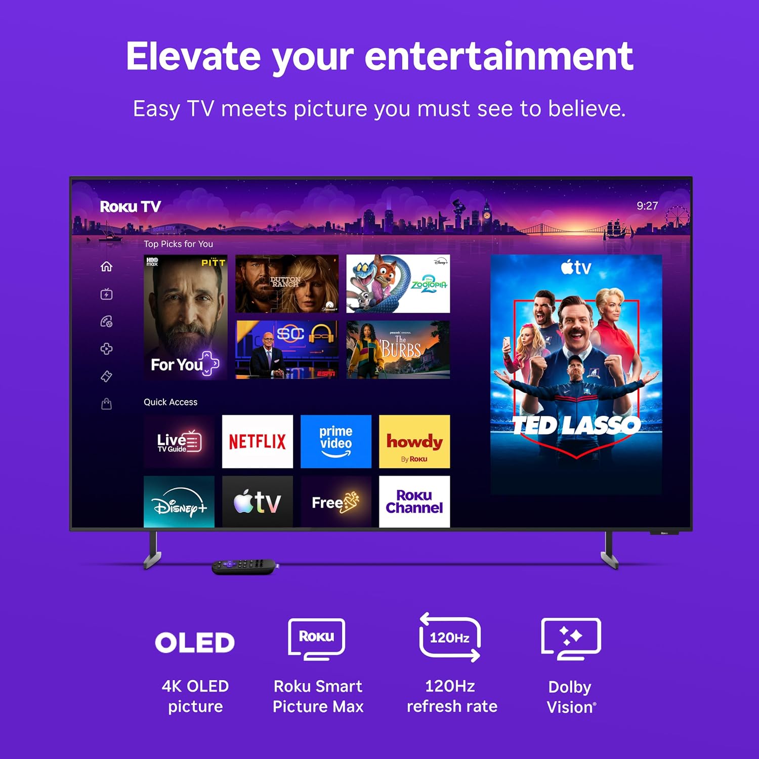 Detalle 1 de Roku OLED TV 55-Inch