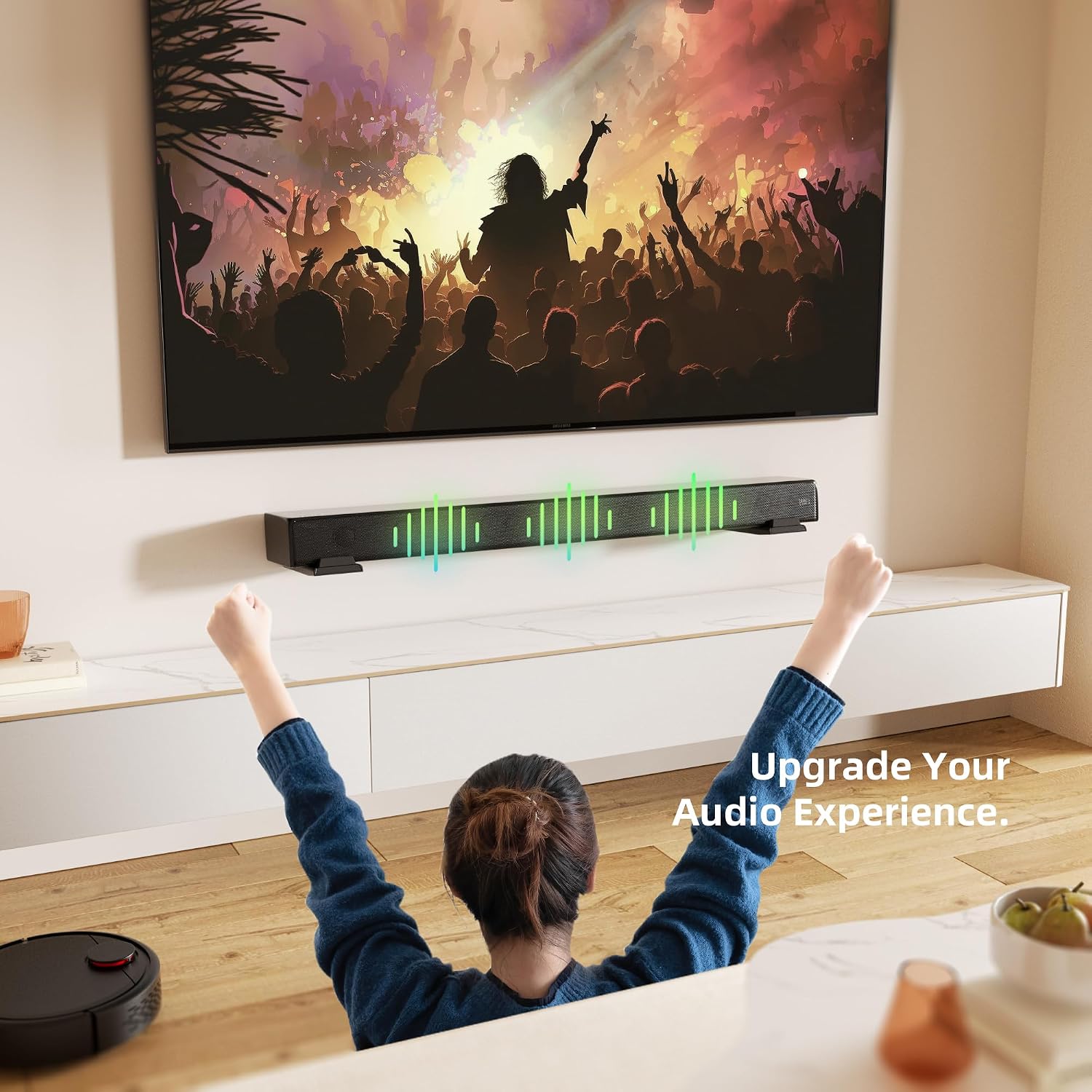 Detalle 1 de ELETIUO Soundbar Wall Mount 30 Lbs
