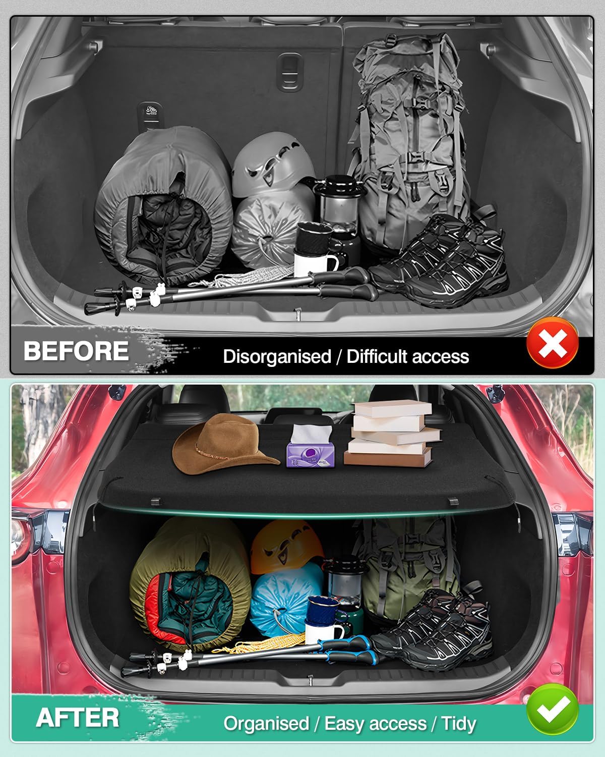 Thumbnail 4 de Powerty Cargo Cover for Mazda CX-30 2020-26