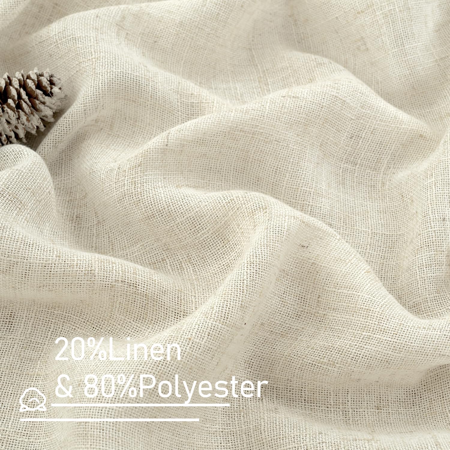 Detalle 2 de LAMIT Kitchen Window Curtains 34 x 36 Inch