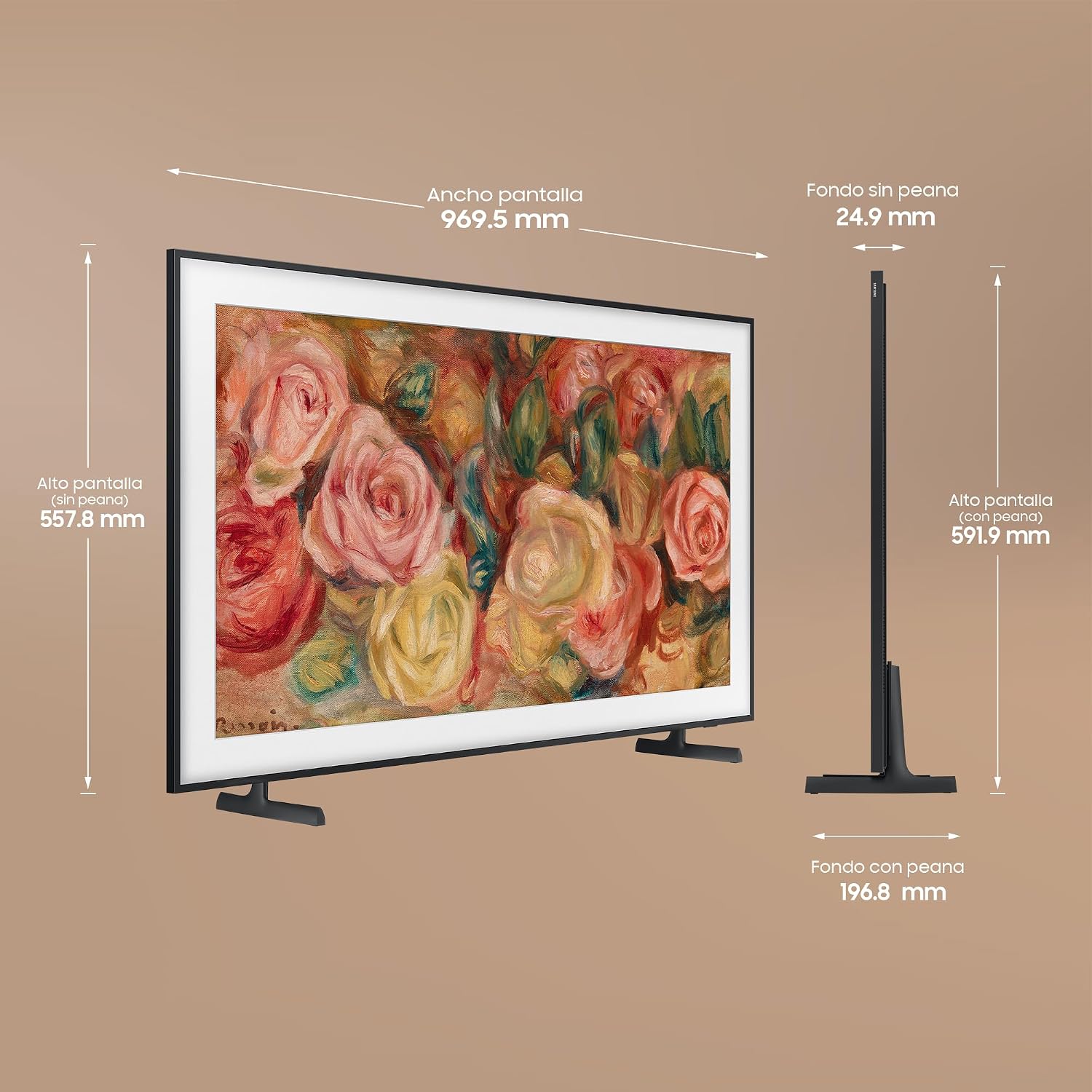 Thumbnail 11 de Samsung The Frame 4K 2024 43" Smart TV con Galería de Arte 🎨
