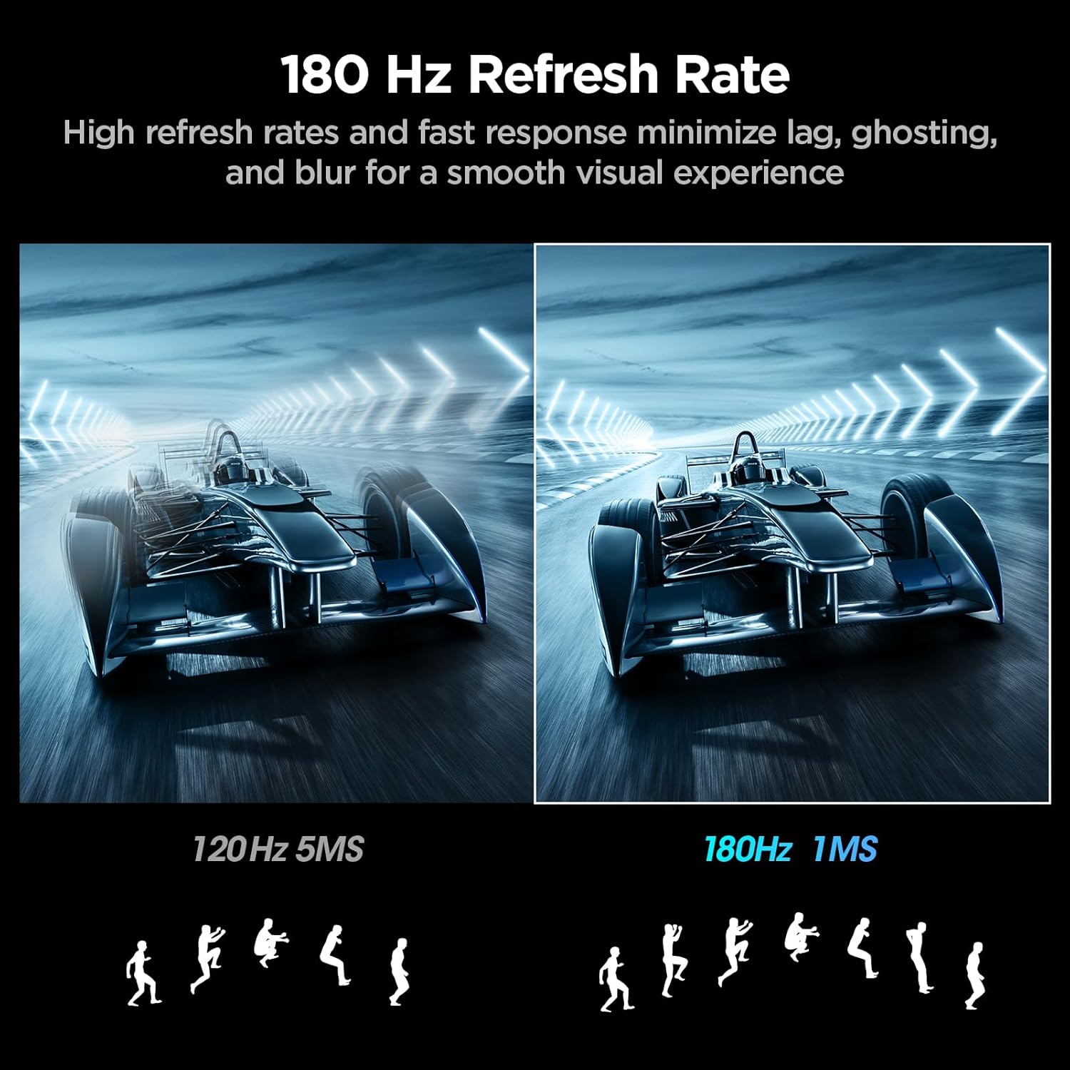 Thumbnail 1 de KOORUI 24E6CA 24-inch Curved Gaming Monitor (180Hz, FHD 1080p, 1500R, FreeSync Premium)