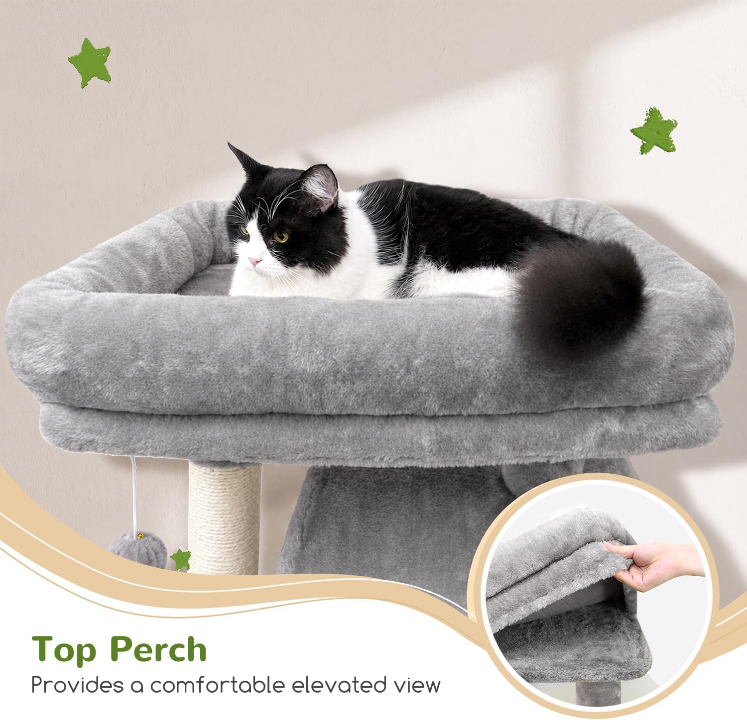 Detalle 2 de Globlazer F70 Pro 70-inch Cat Tree 🐱
