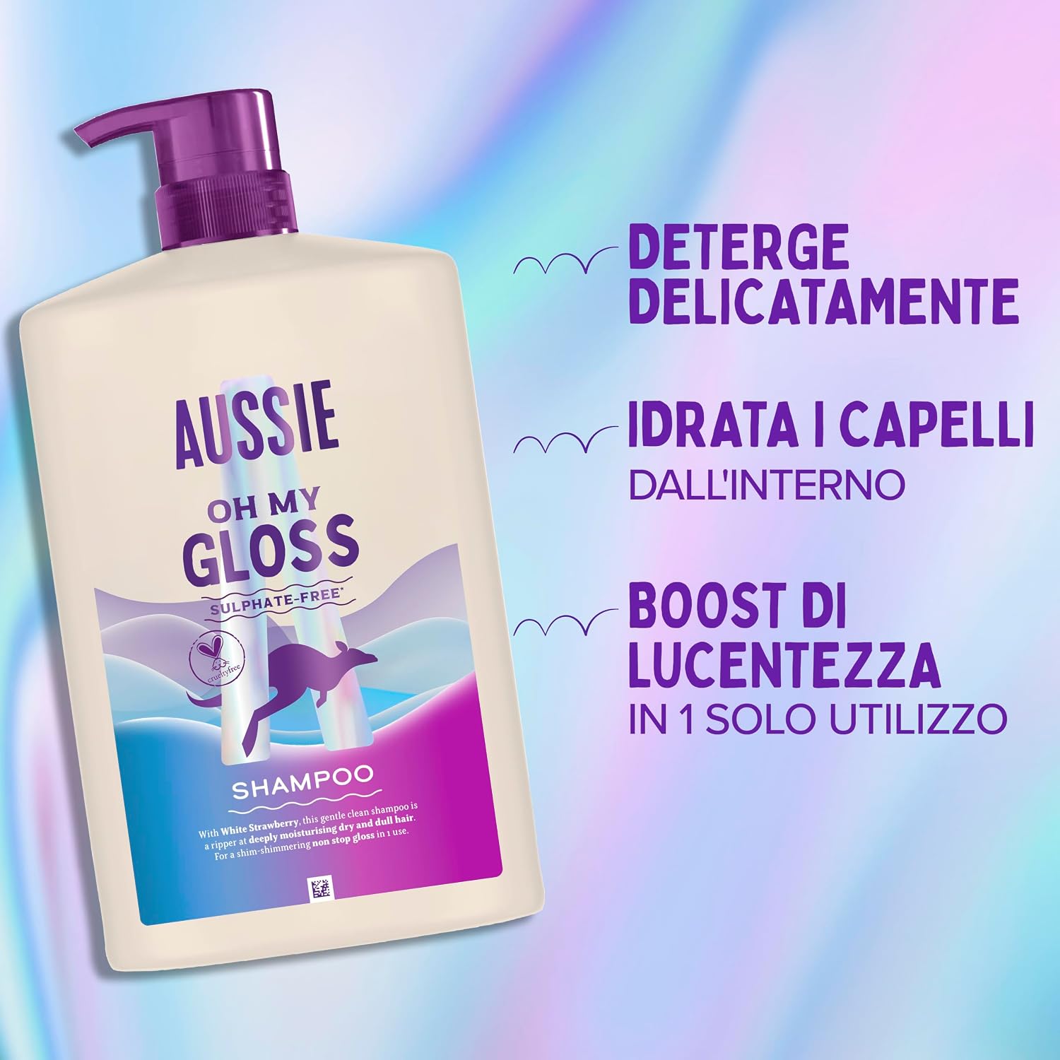 Thumbnail 1 de Shampoo Aussie Oh My Gloss 1000ml – Idrata e dona lucentezza ai capelli secchi