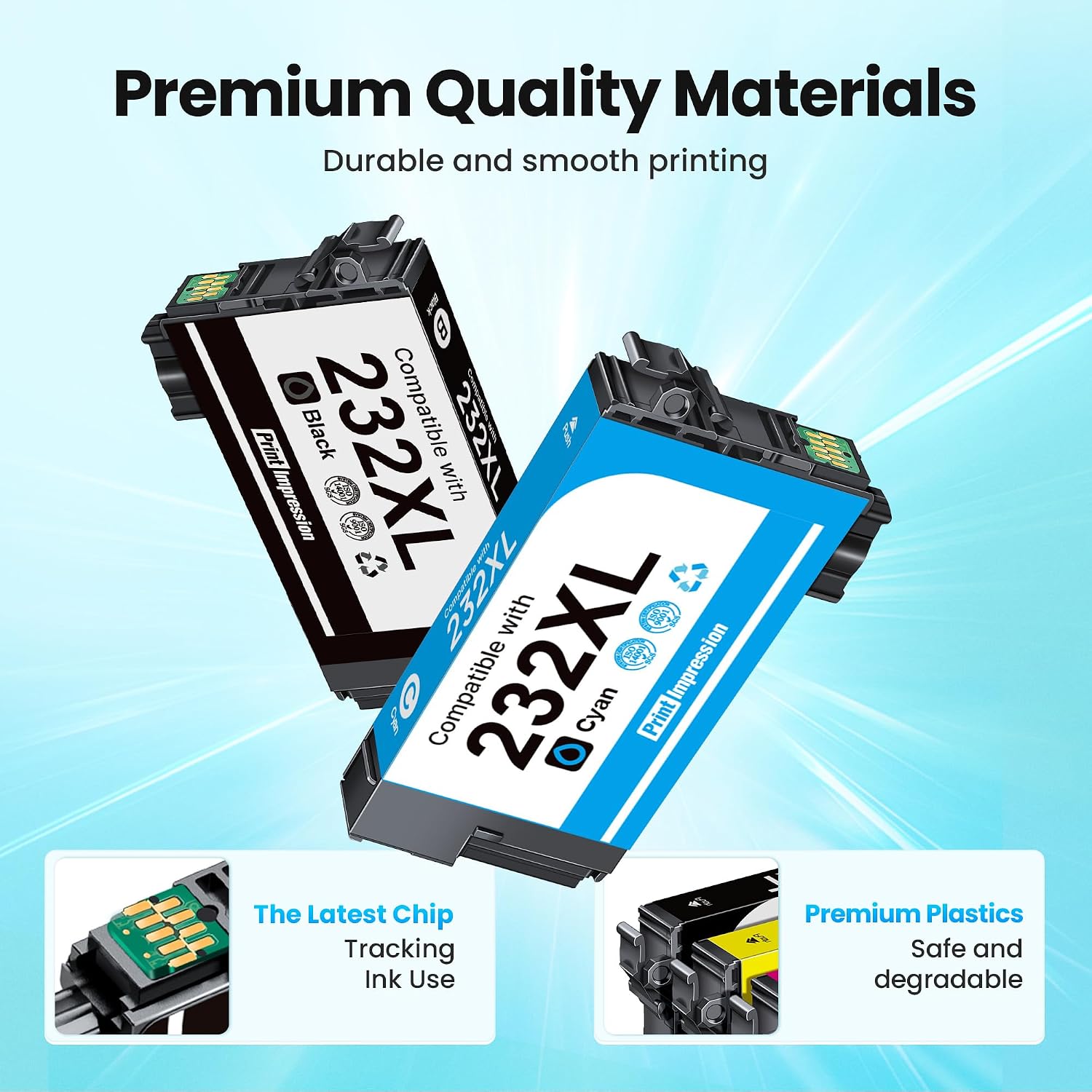 Detalle 2 de Epson-compatible remanufactured ink cartridges, 4-pack
