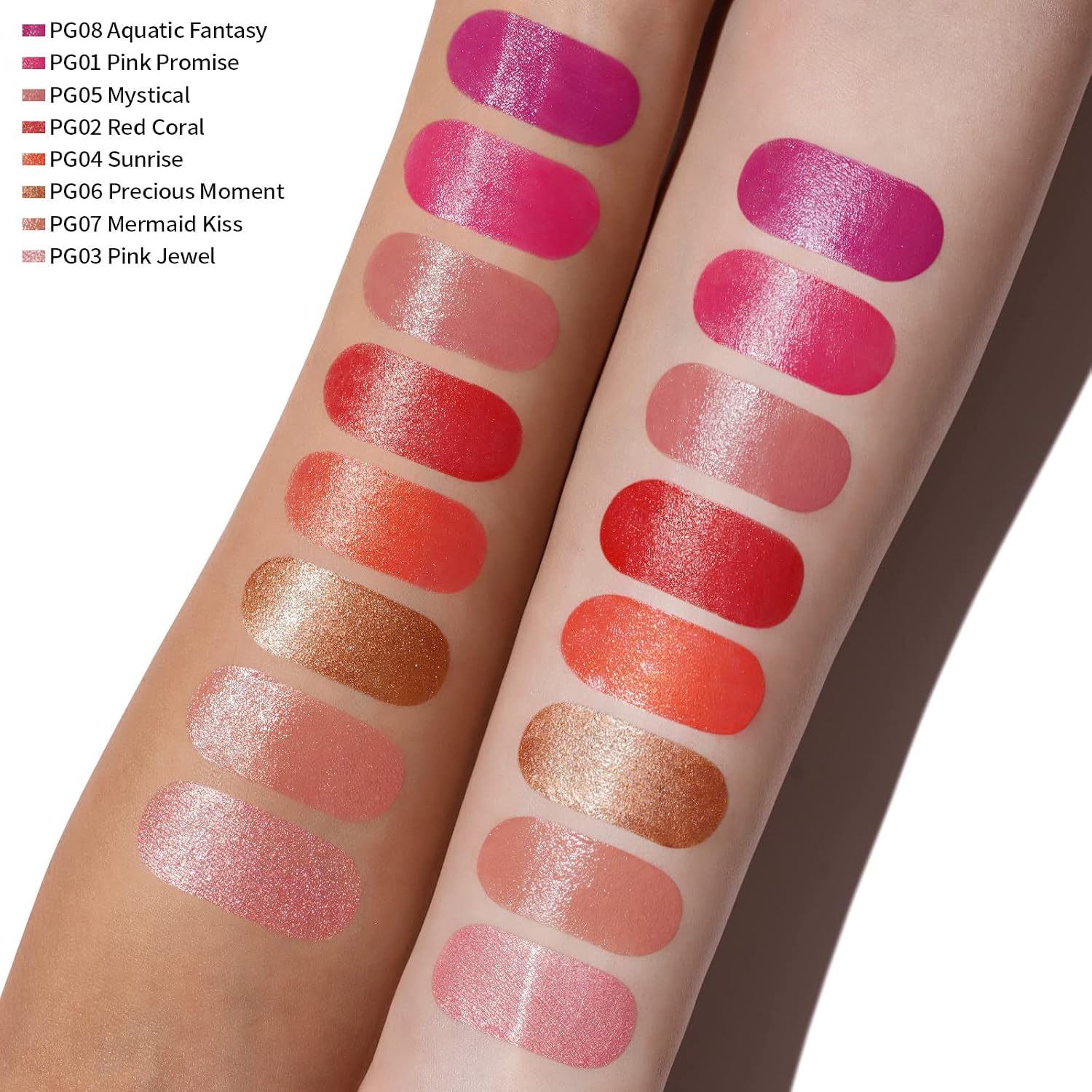 Thumbnail 6 de OULAC Koralle Feuchtigkeits Glanz Lippenstift 04 Sunrise – feuchtigkeitsspendender Glitter-Lippenstift mit Diamant-Reflexion