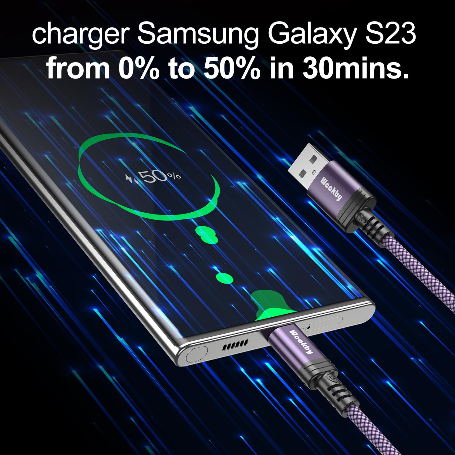 Thumbnail 1 de JMROY USB-C to USB-C Charger Cable 3 Pack (60W) – 1m + 1m + 2m fast charging & data cables