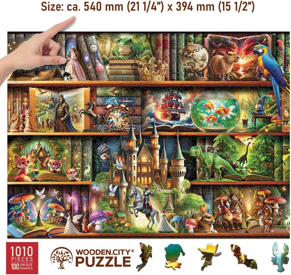 Detalle 2 de WOODEN.CITY Holzpuzzle 1000 Teile đ§©