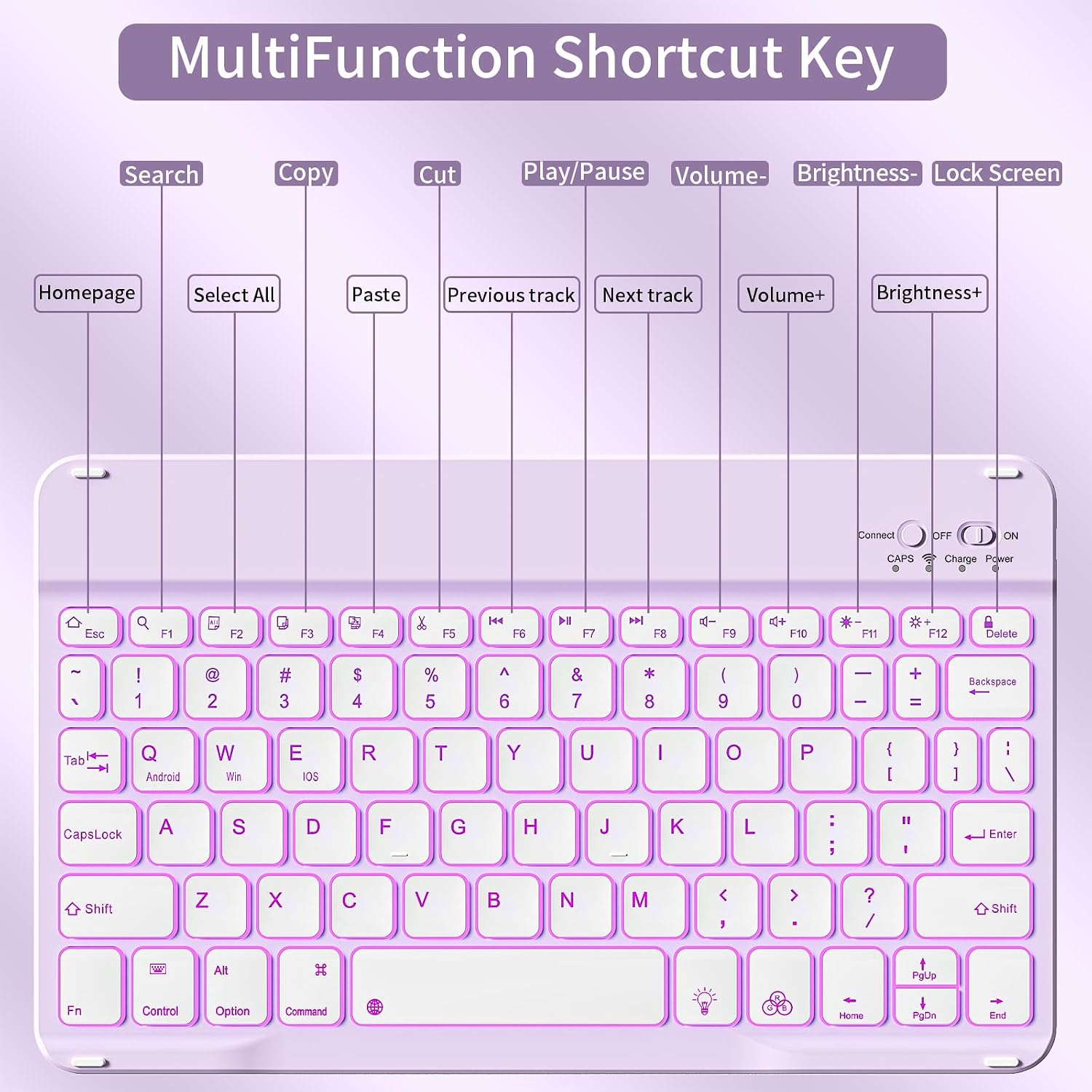 Thumbnail 6 de ZOYU iPad Keyboard Case A16 11th Gen