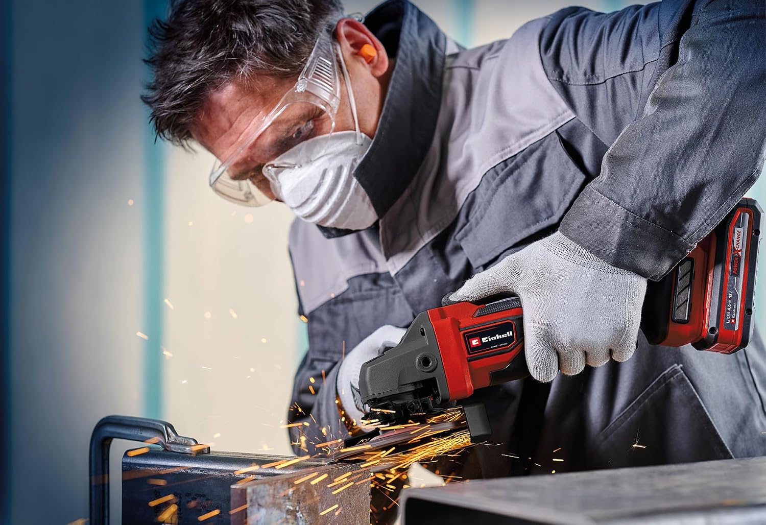 Detalle 2 de Einhell TP-AG 18/125 CE Q Li smerigliatrice angolare 18V