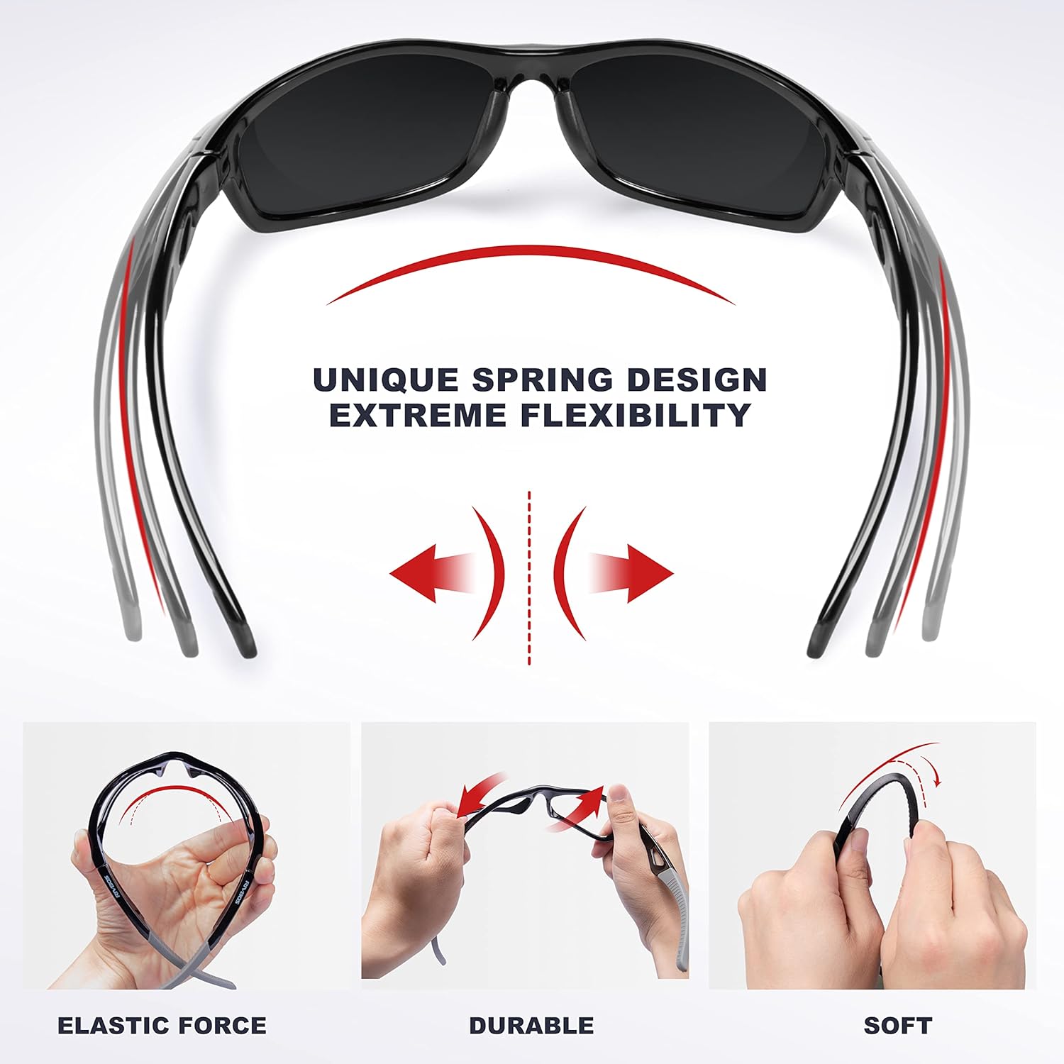 Thumbnail 1 de RIVBOS RB832 Polarized sports sunglasses