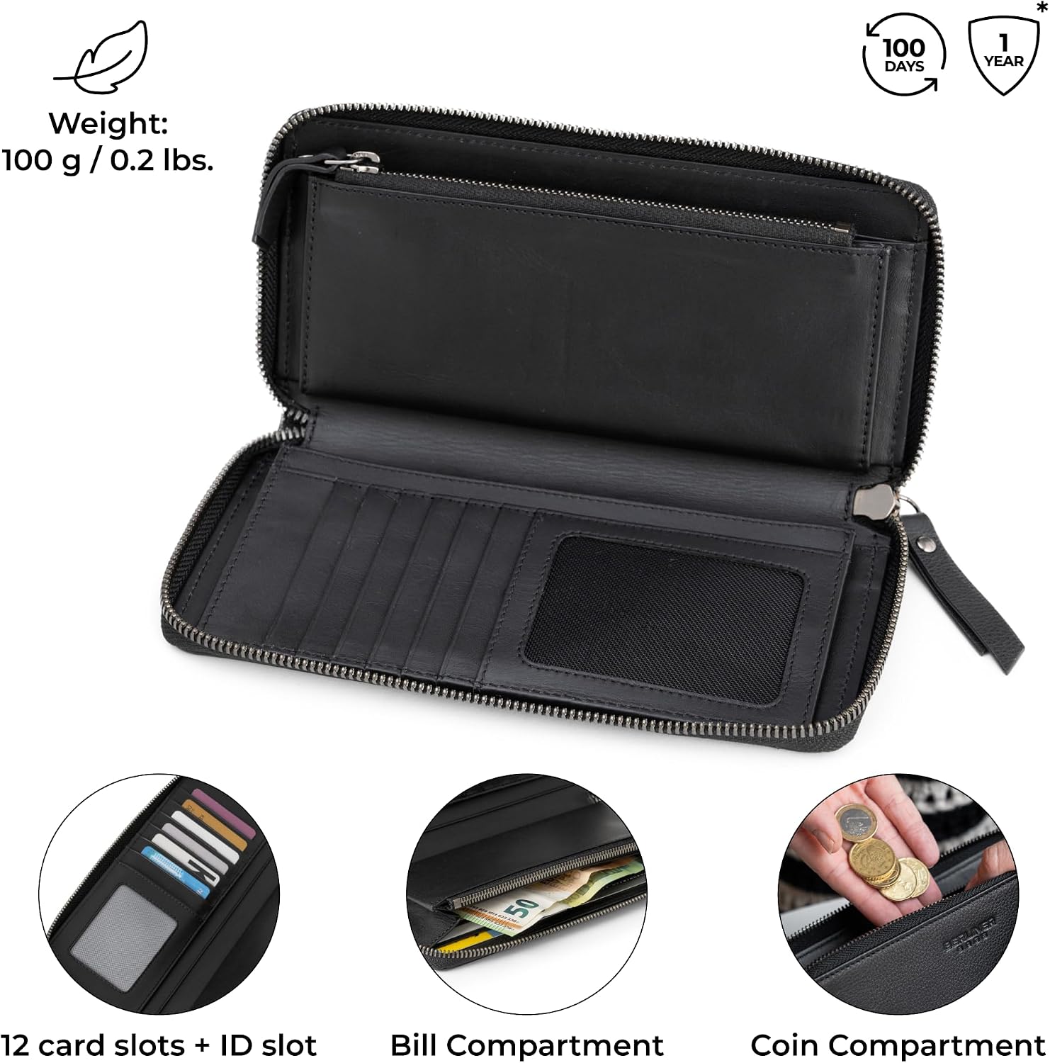 Detalle 2 de Berliner Bags Margo portefeuille 19×9,5 cm
