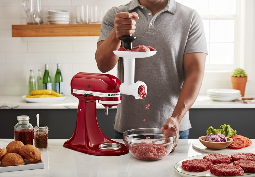 Detalle de KitchenAid Food Grinder Attachment KSMFGA