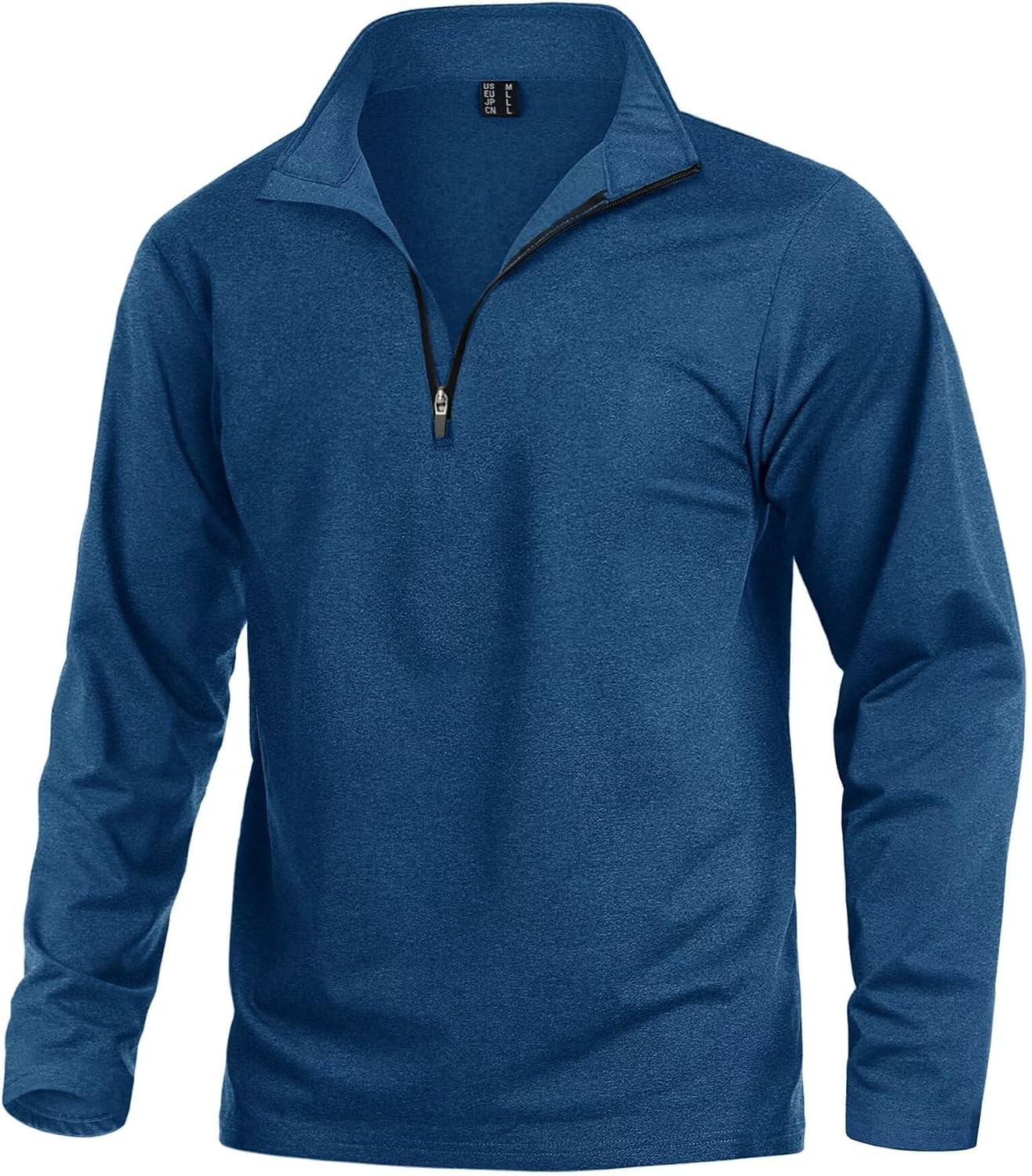 Thumbnail 6 de KEFITEVD Herren 1/4-Zip Fleece-Pullover mit Stretch und Kinnschutz – Langarm Funktionsshirt für Warm, Sport & Outdoor