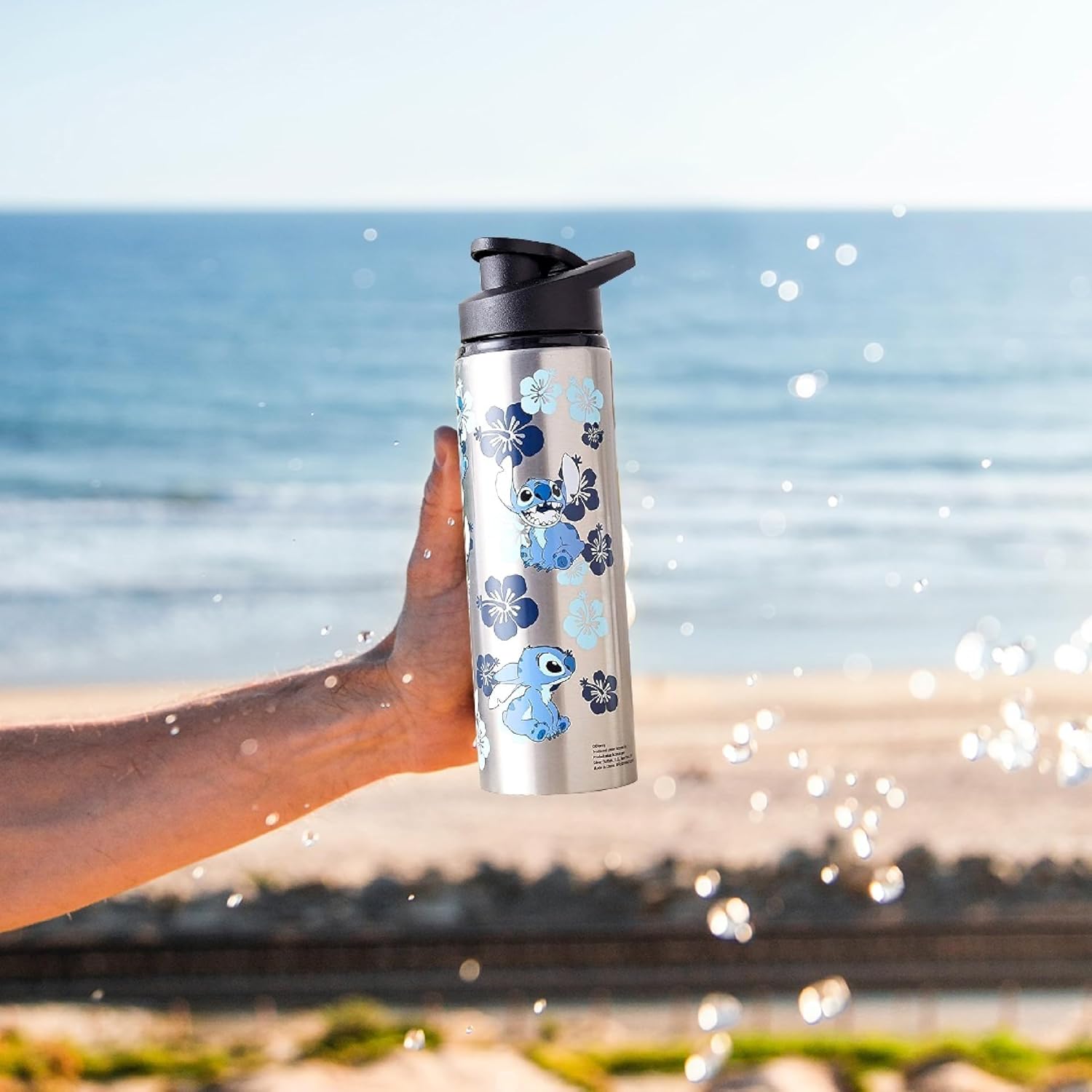 Detalle 2 de Silver Buffalo Stainless Steel Water Bottle 25 oz