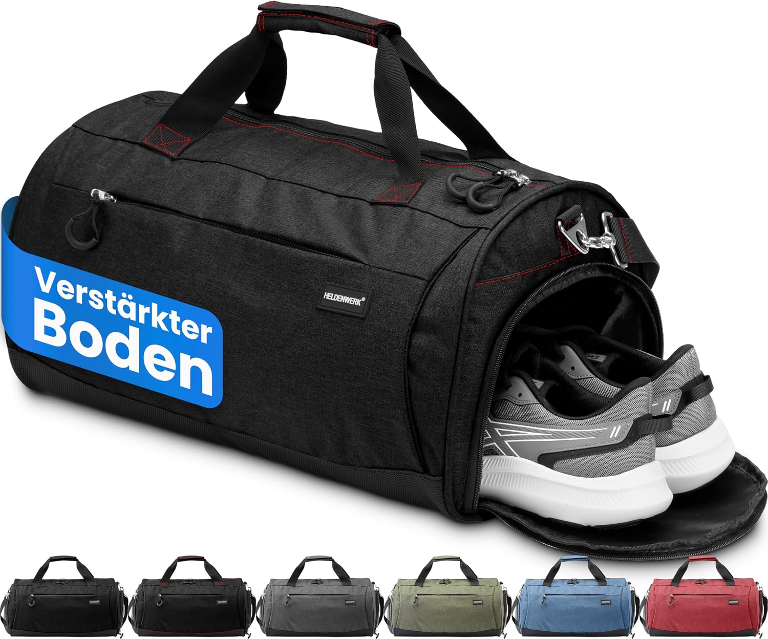 Detalle de Heldenwerk Sporttasche groß 2-in-1