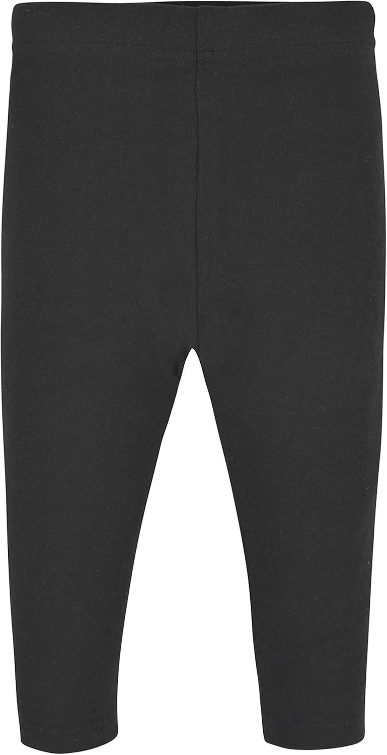 Detalle de Gerber Toddler 3-Pack Premium Leggings – Lot de 3 leggings en coton/élasthanne pour Bébé fille