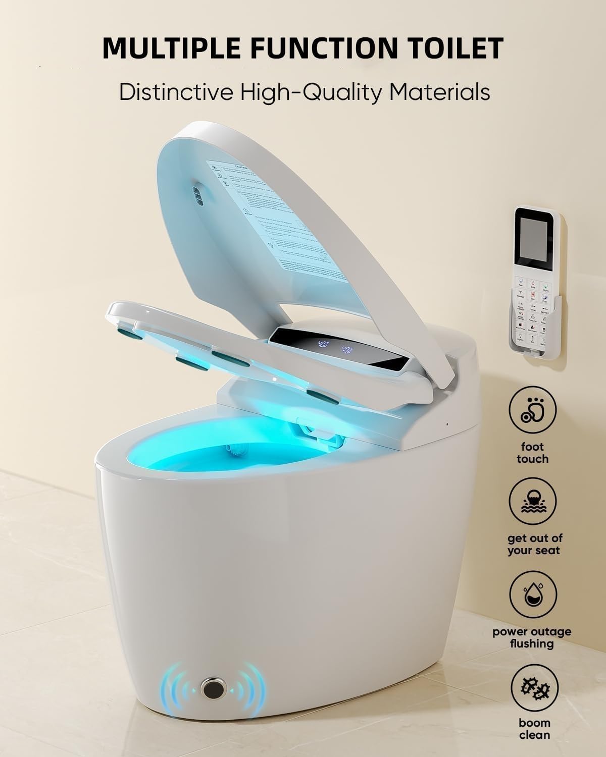 Thumbnail 6 de LOUPUSUO LP Smart Toilet with Bidet, Heated Seat and Warm Air Dryer