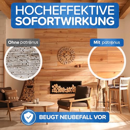 Thumbnail 2 de Patronus Holzwurm Spray [500 ml] – Sofortwirkung gegen Holzwächter und Holzschädlinge