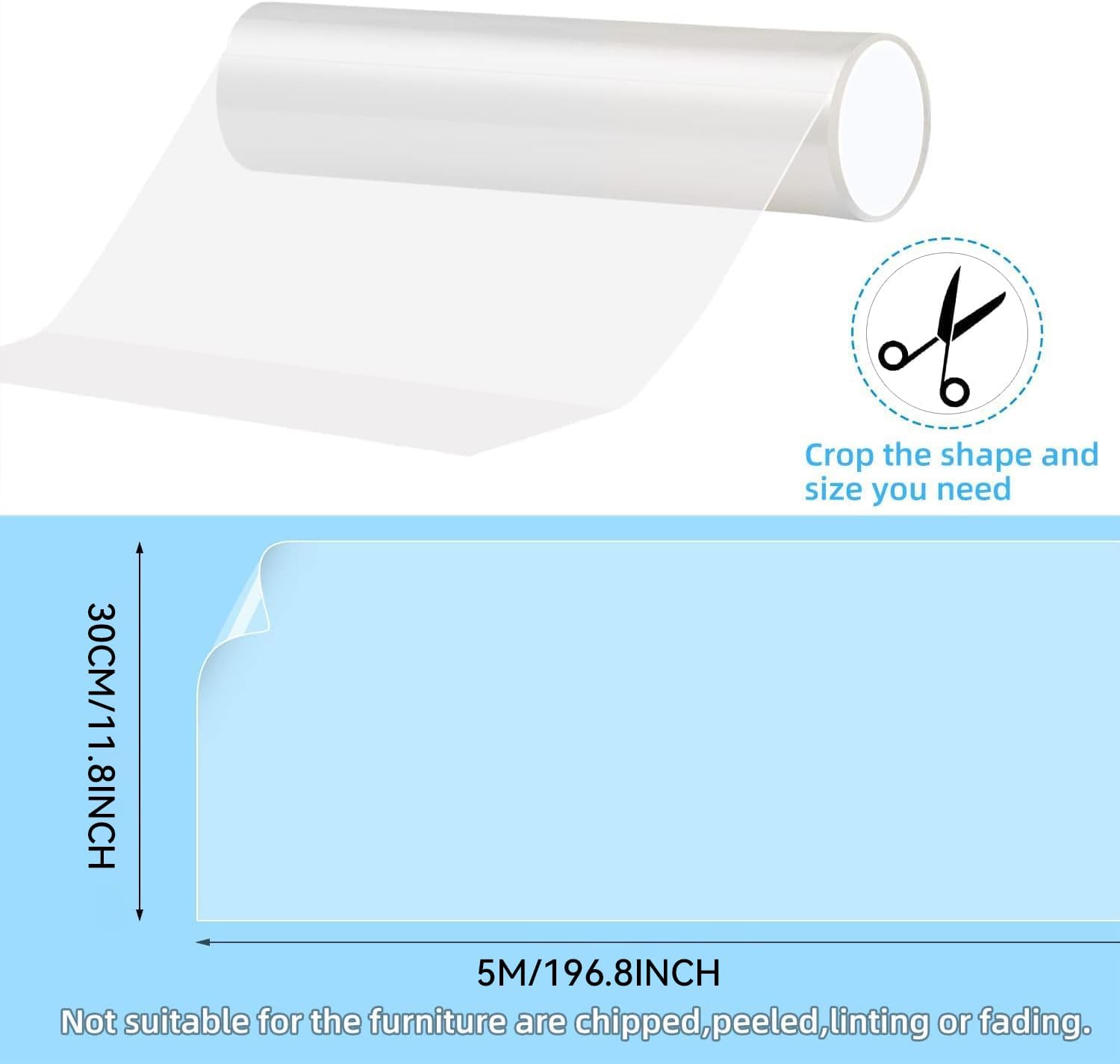 Thumbnail 1 de Kratzfolie 5 m Kratzschutz für Sofa 🐱