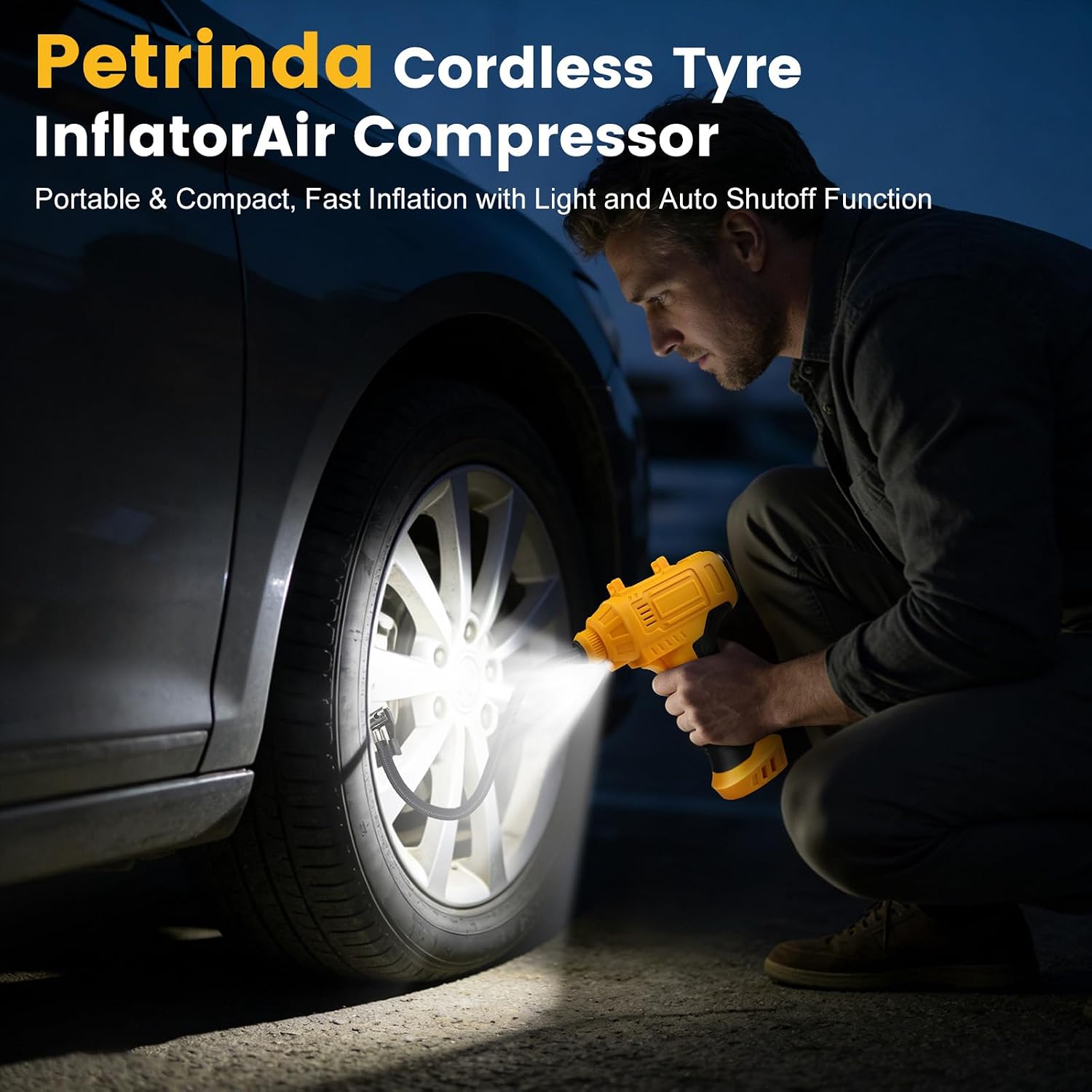 Thumbnail 5 de Cordless Tyre Inflator 25L/min Handheld