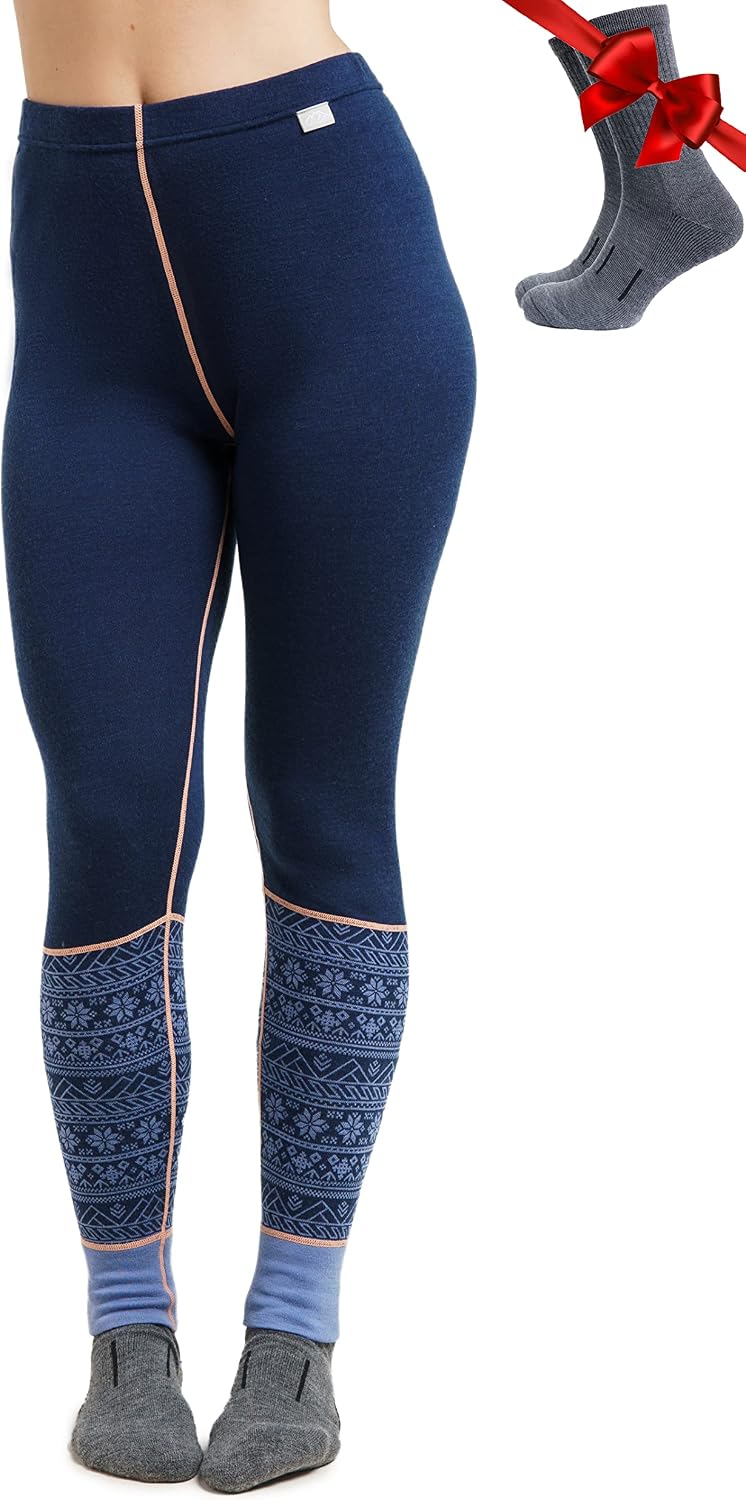 Thumbnail 1 de Merinowolle Thermounterwäsche Damen Merino Leggings + Socken