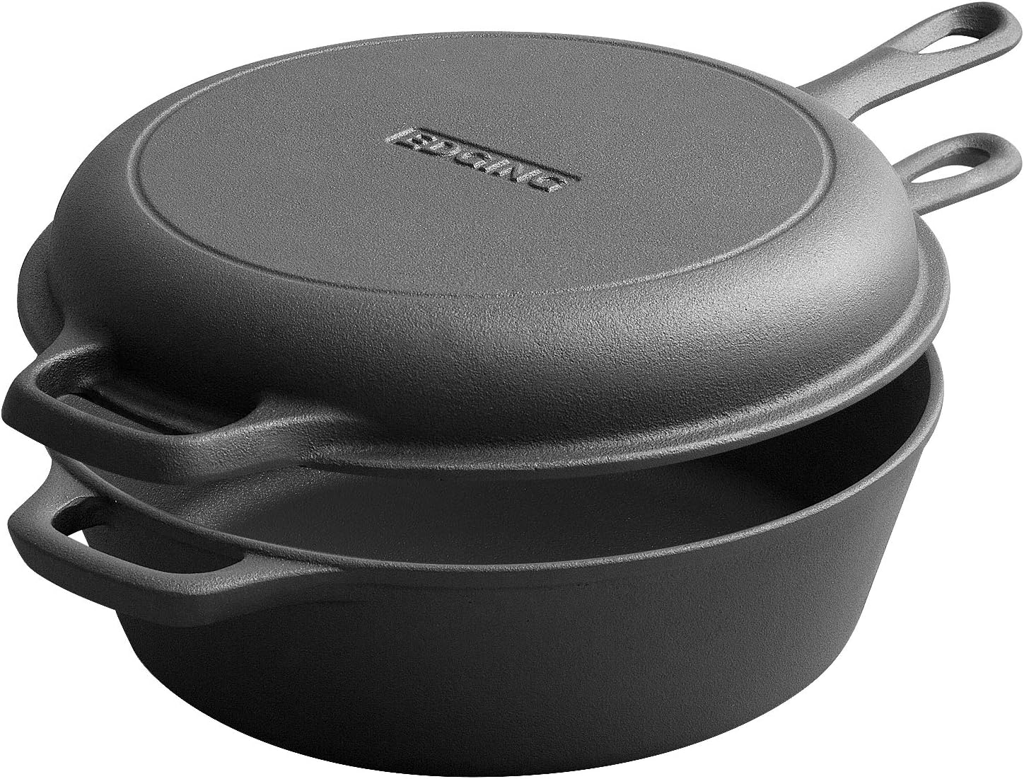 Detalle de EDGING CASTING 2-in-1 Cast Iron Dutch Oven 3 QT