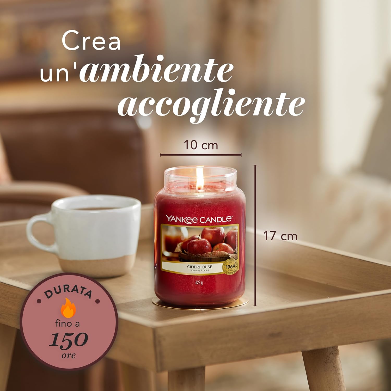 Thumbnail 4 de Yankee Candle Mele da Sidro 150 ore 🕯