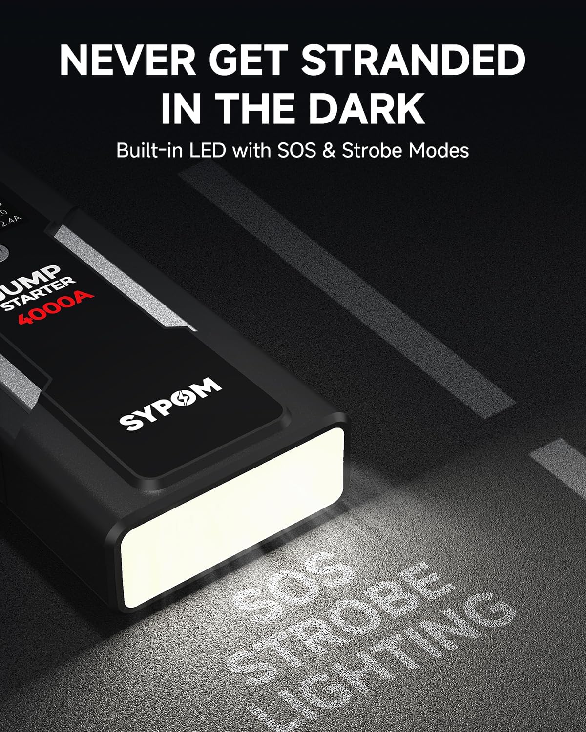 Detalle 2 de SYPOM Jump Starter 4000A Peak